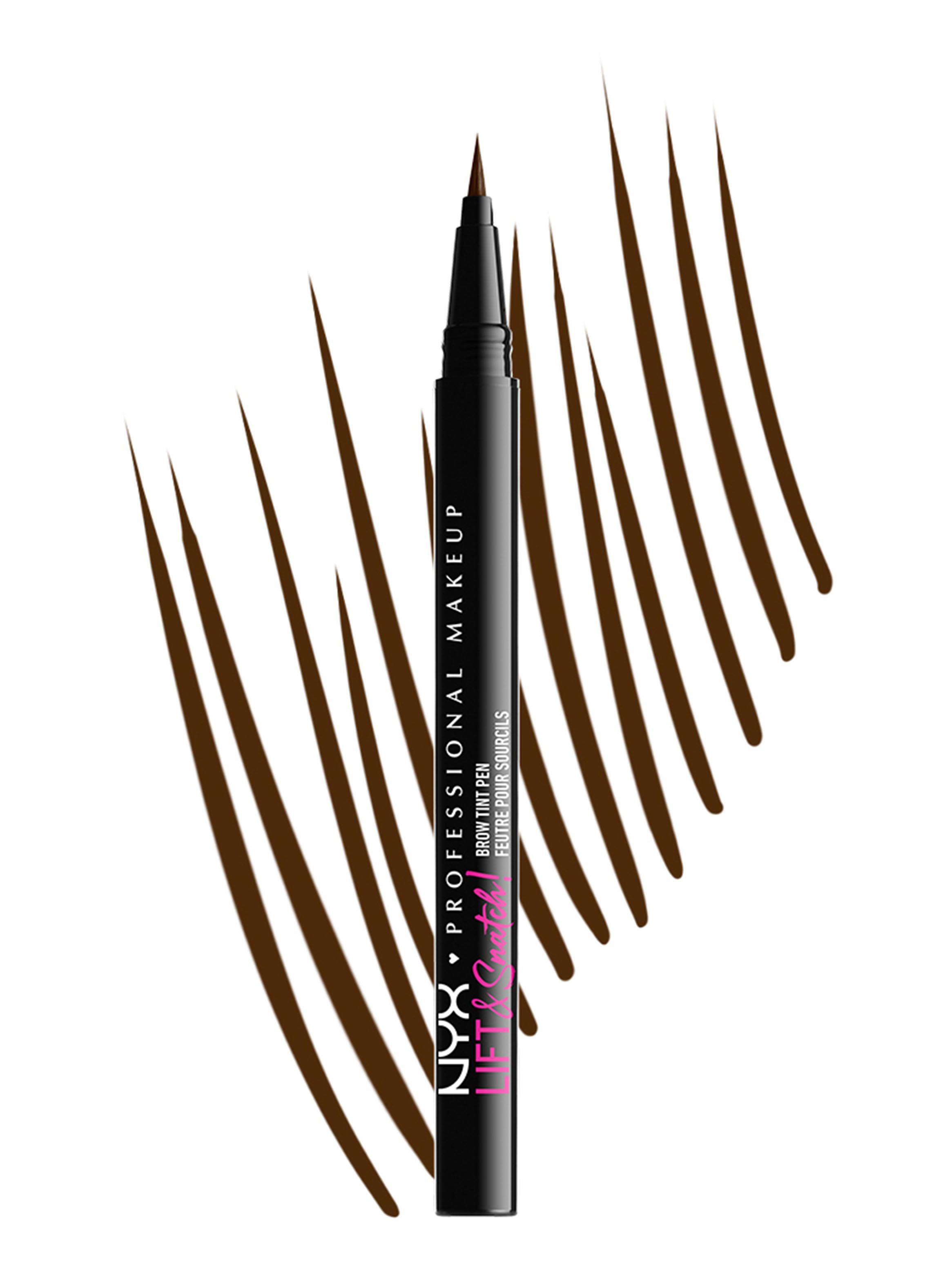 Lápiz Nyx Professional Makeup Cejas Lift N Snatch Brow Tint Pen Espresso-3