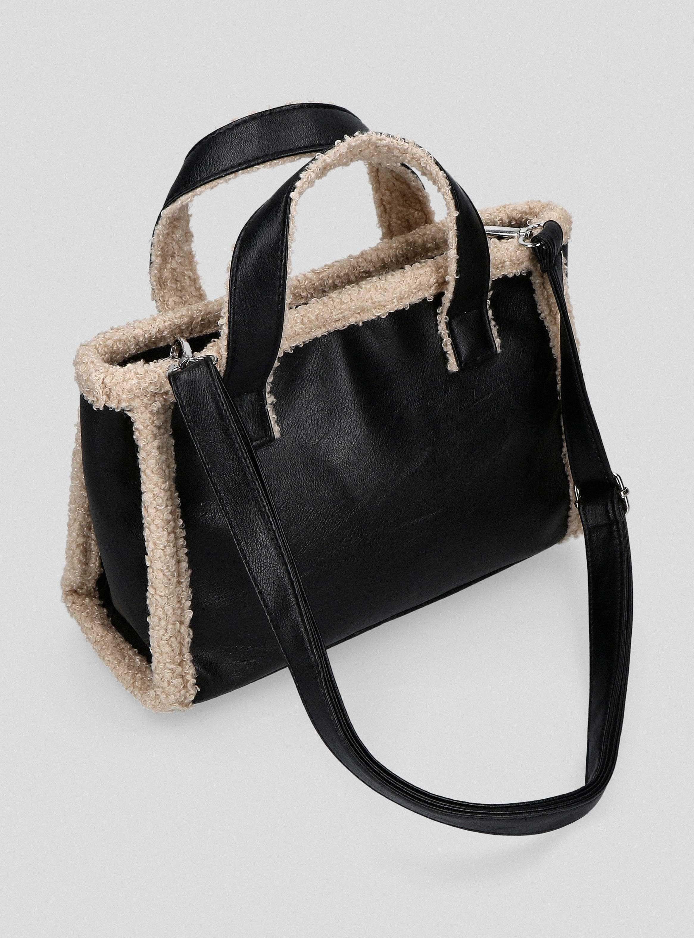 Cartera Crossbody Efecto Pelo-2