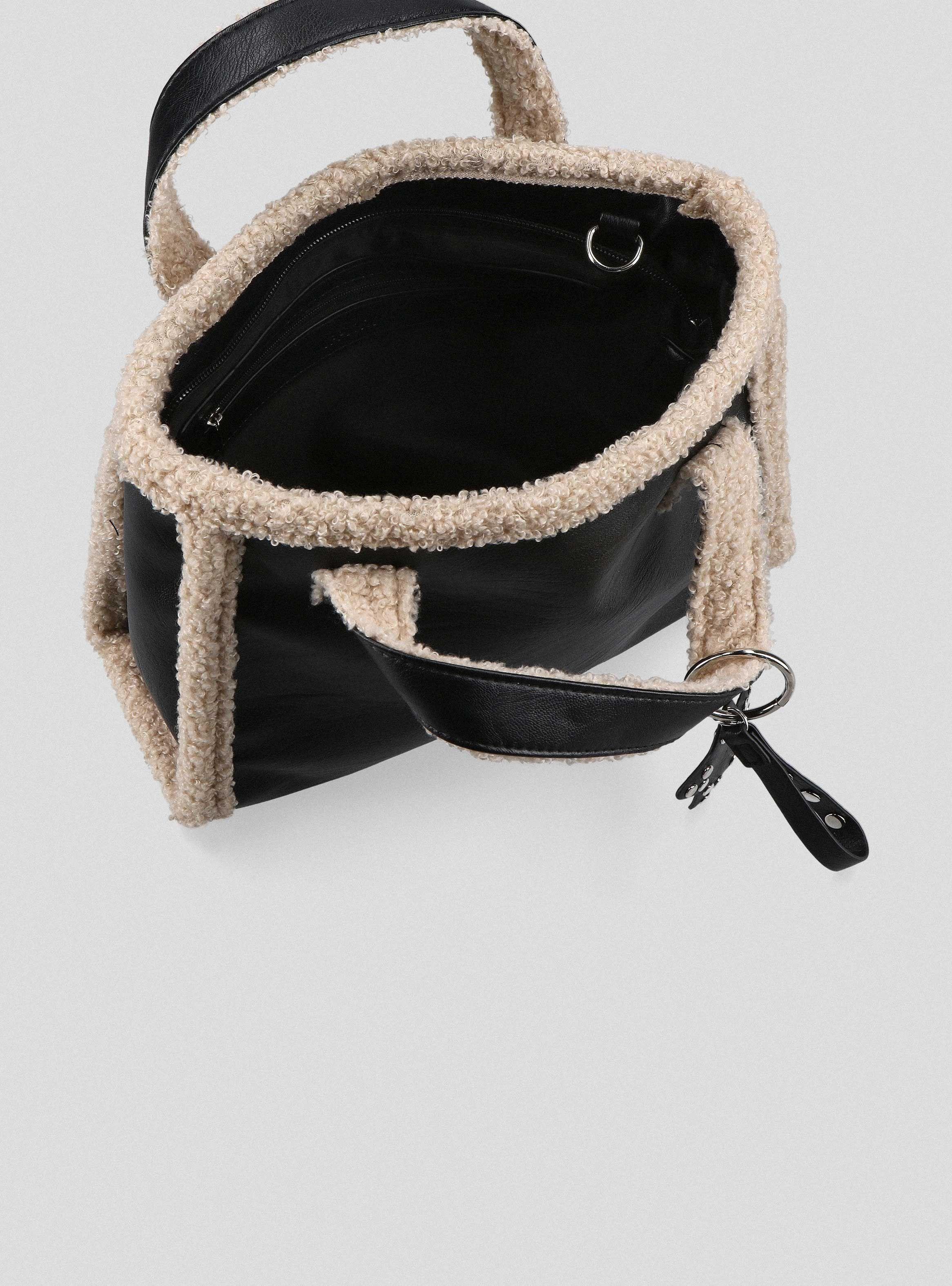 Cartera Crossbody Efecto Pelo-3