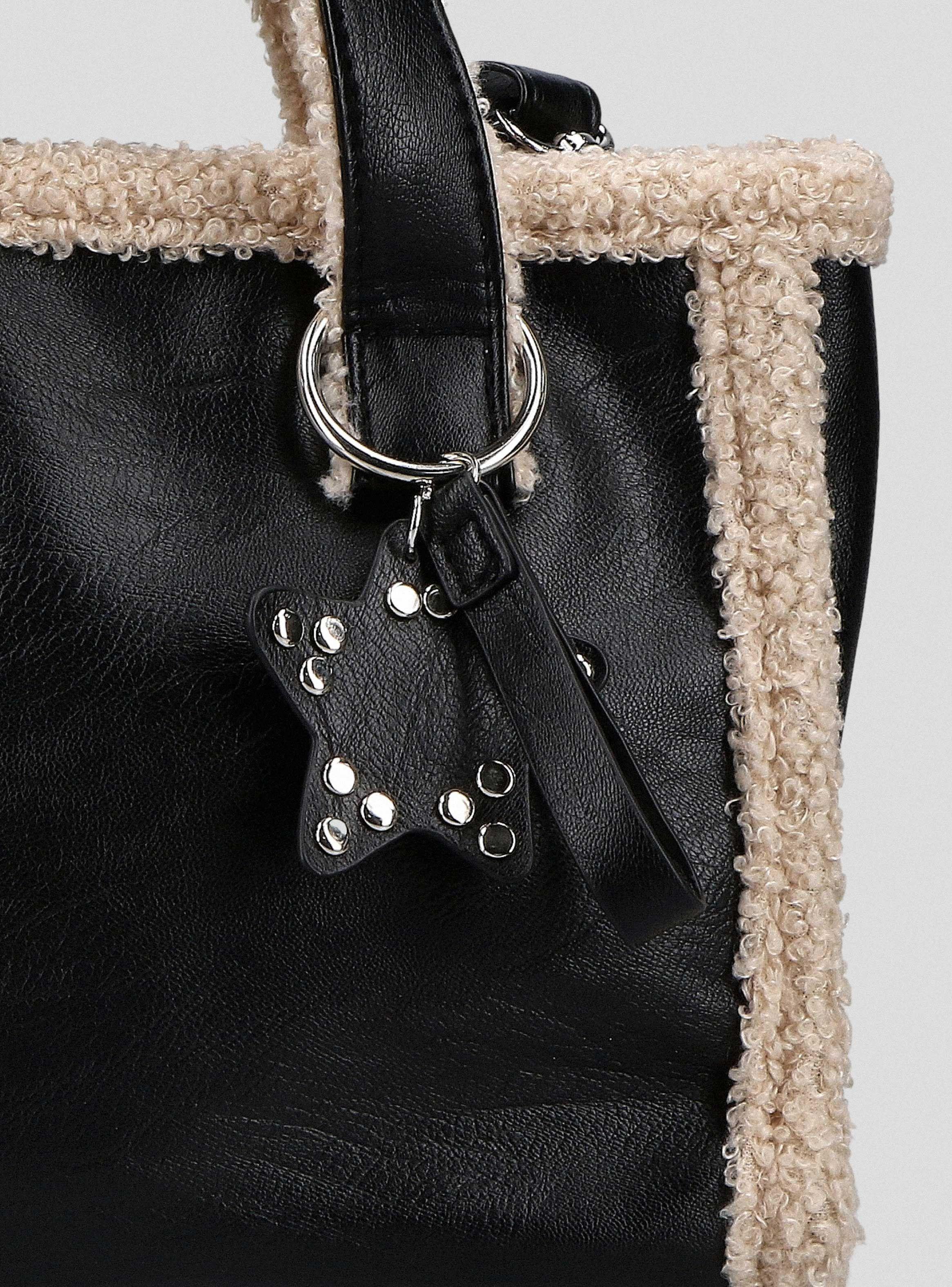 Cartera Crossbody Efecto Pelo-4