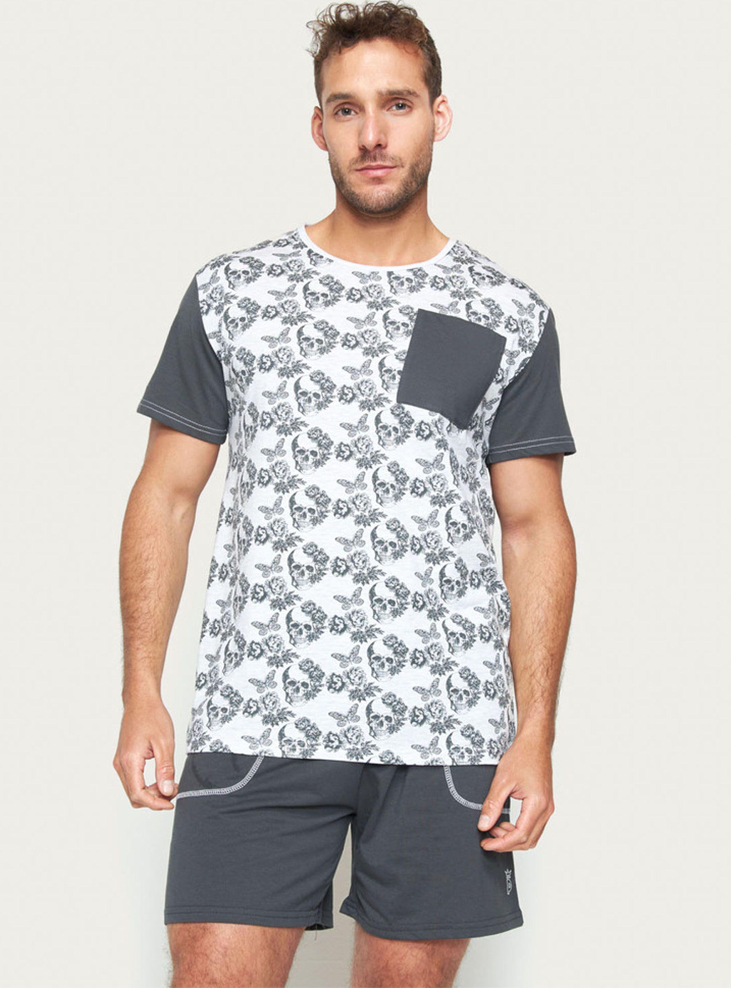 Pijama Corto Algodón 8-0