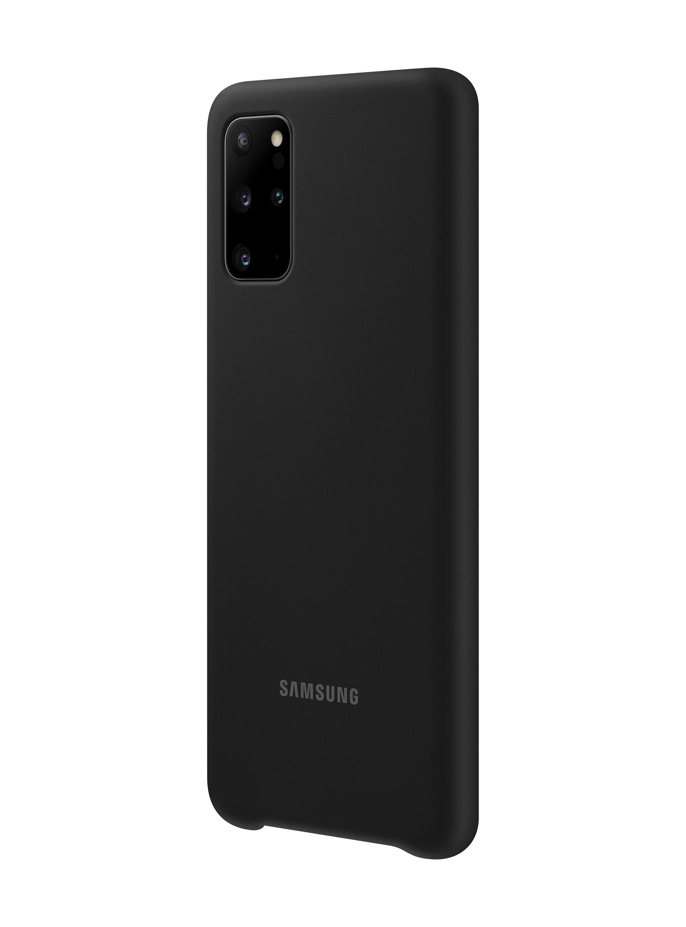 Carcasa Samsung Silicone Cover Galaxy S20+ Negro-1