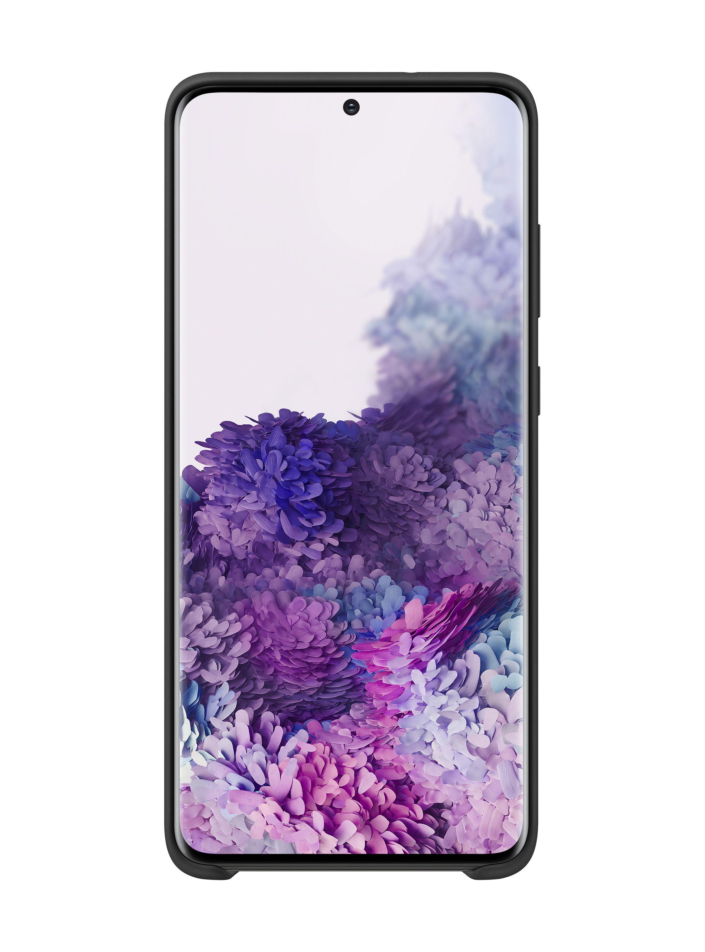 Carcasa Samsung Silicone Cover Galaxy S20+ Negro-2