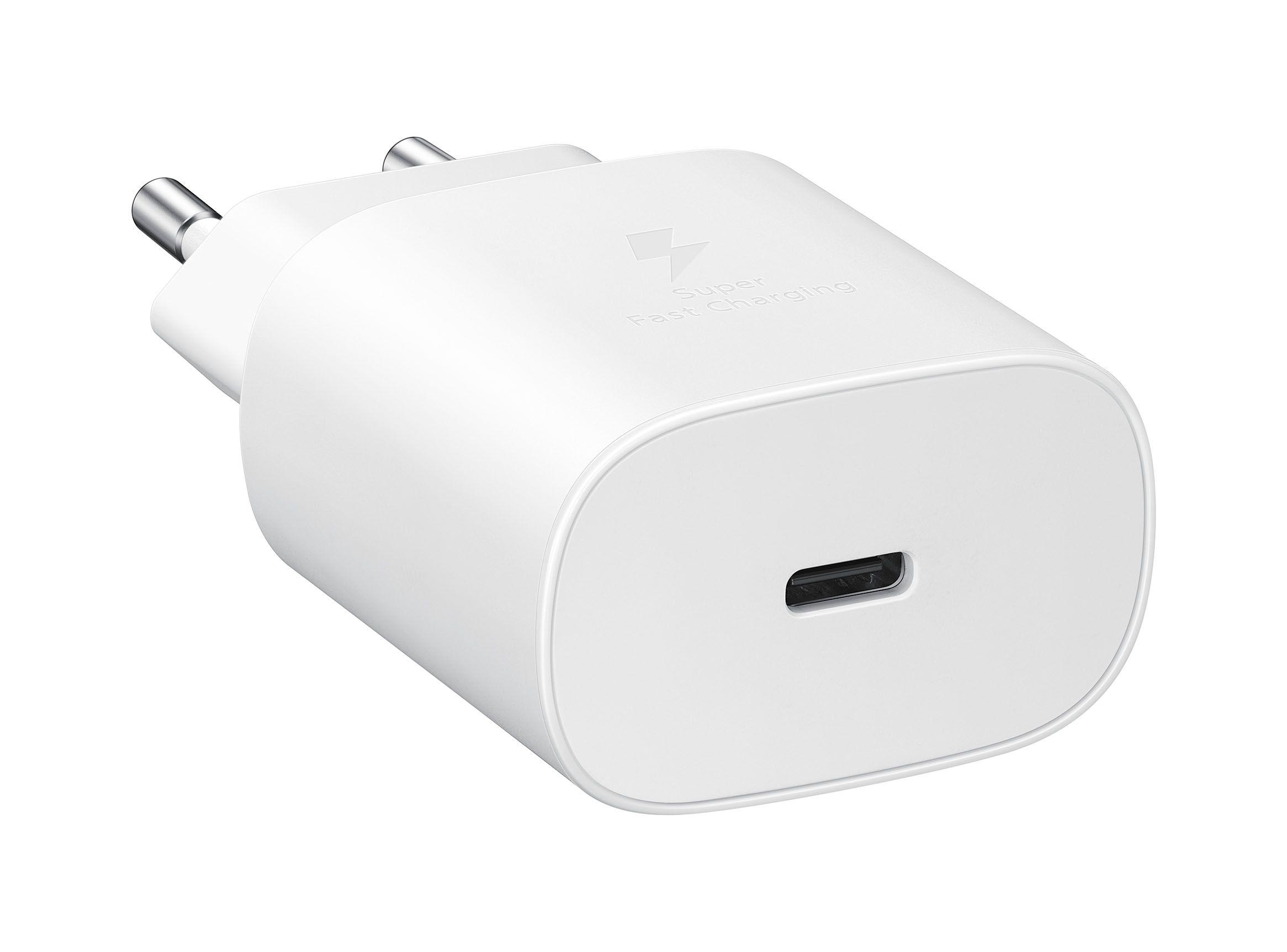 Cargador Samsung Rápido de Pared Tipo C (25W) Blanco-3