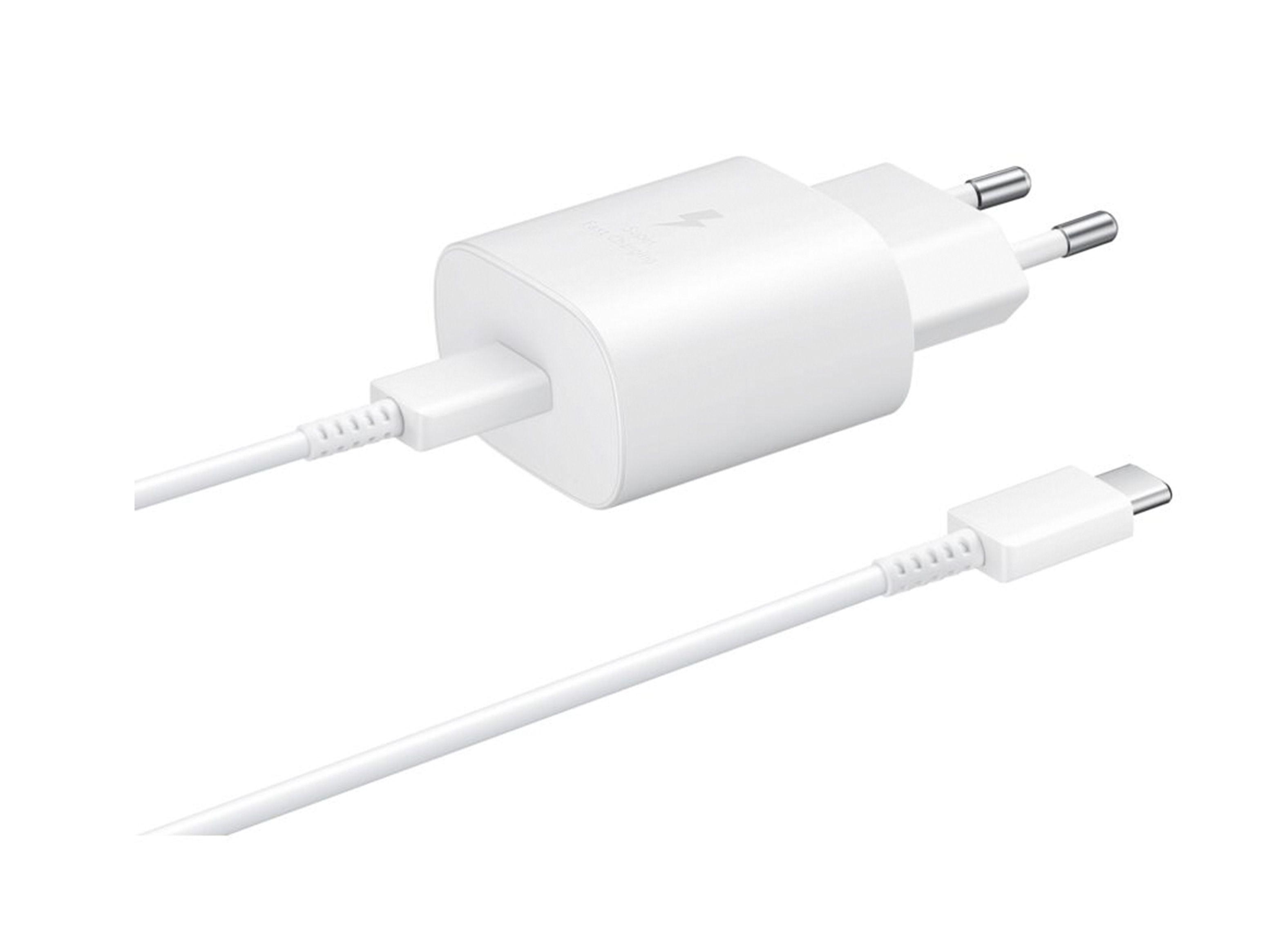 Cargador Samsung Rápido de Pared Tipo C (25W) Blanco-1