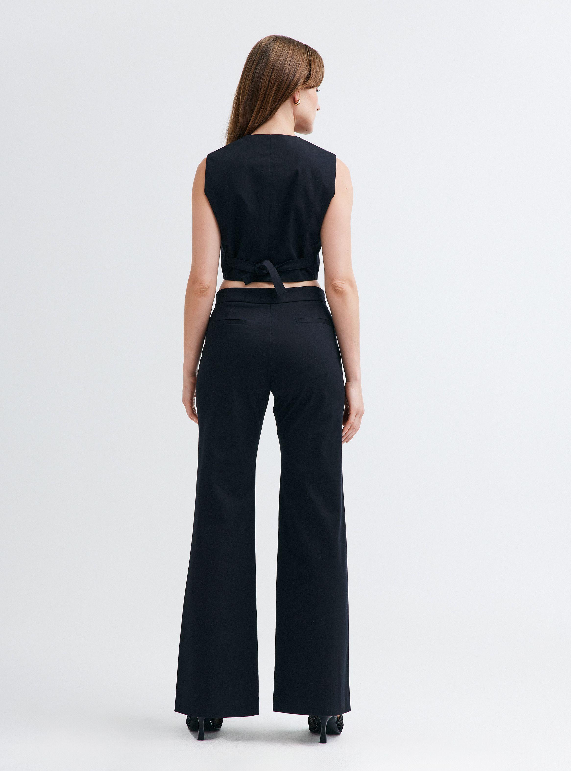 Blazer Gillet de Gabardina-5