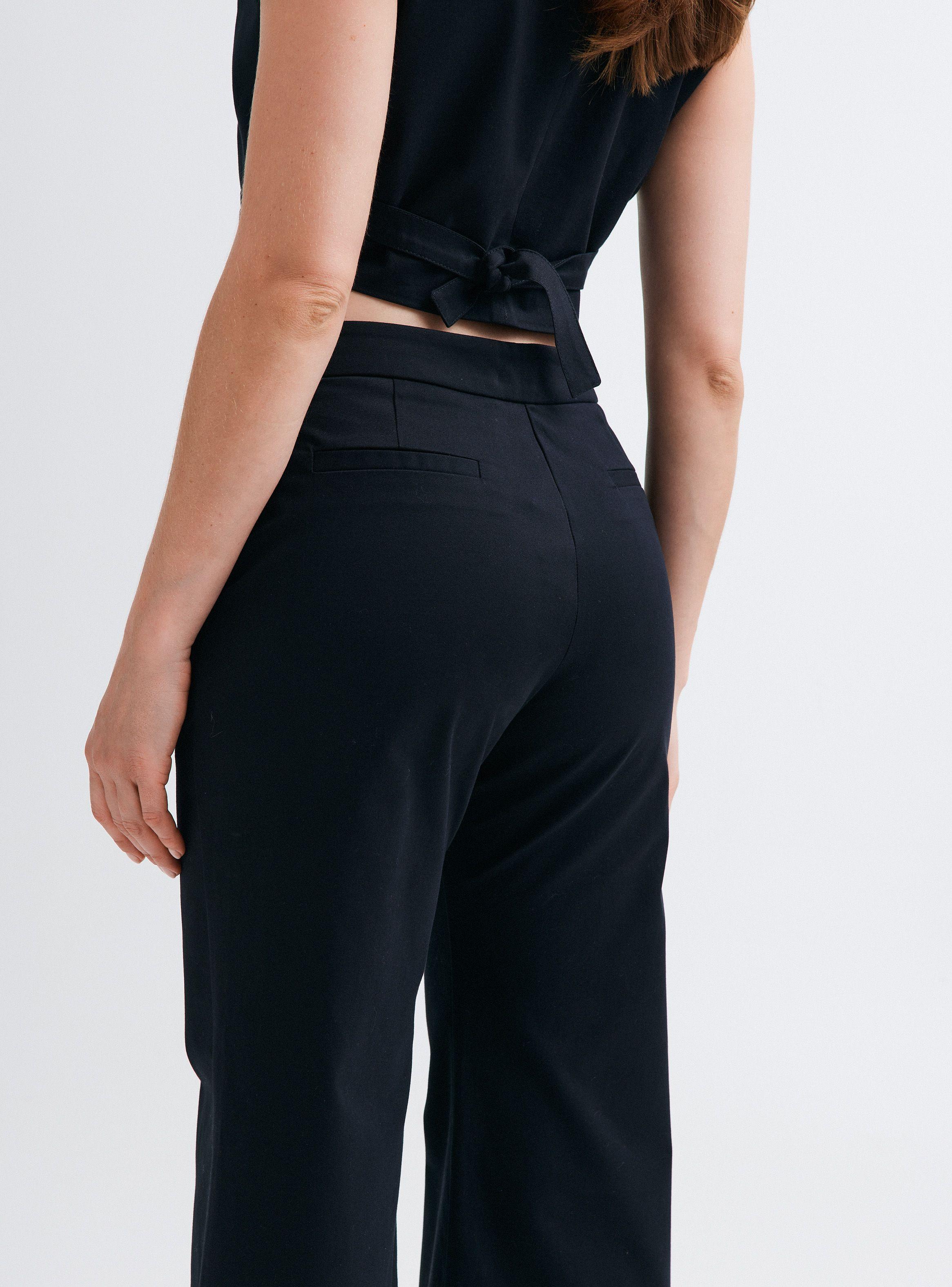 Pantalón Palazzo de Gabardina-3