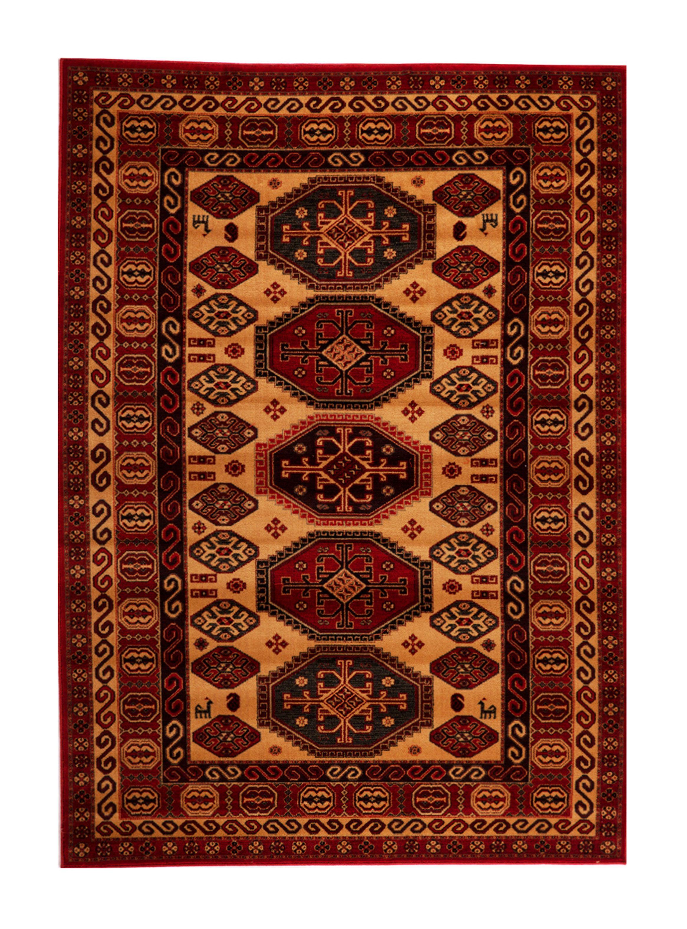 Alfombra Afgan 200x300 cm Rojo D3-0
