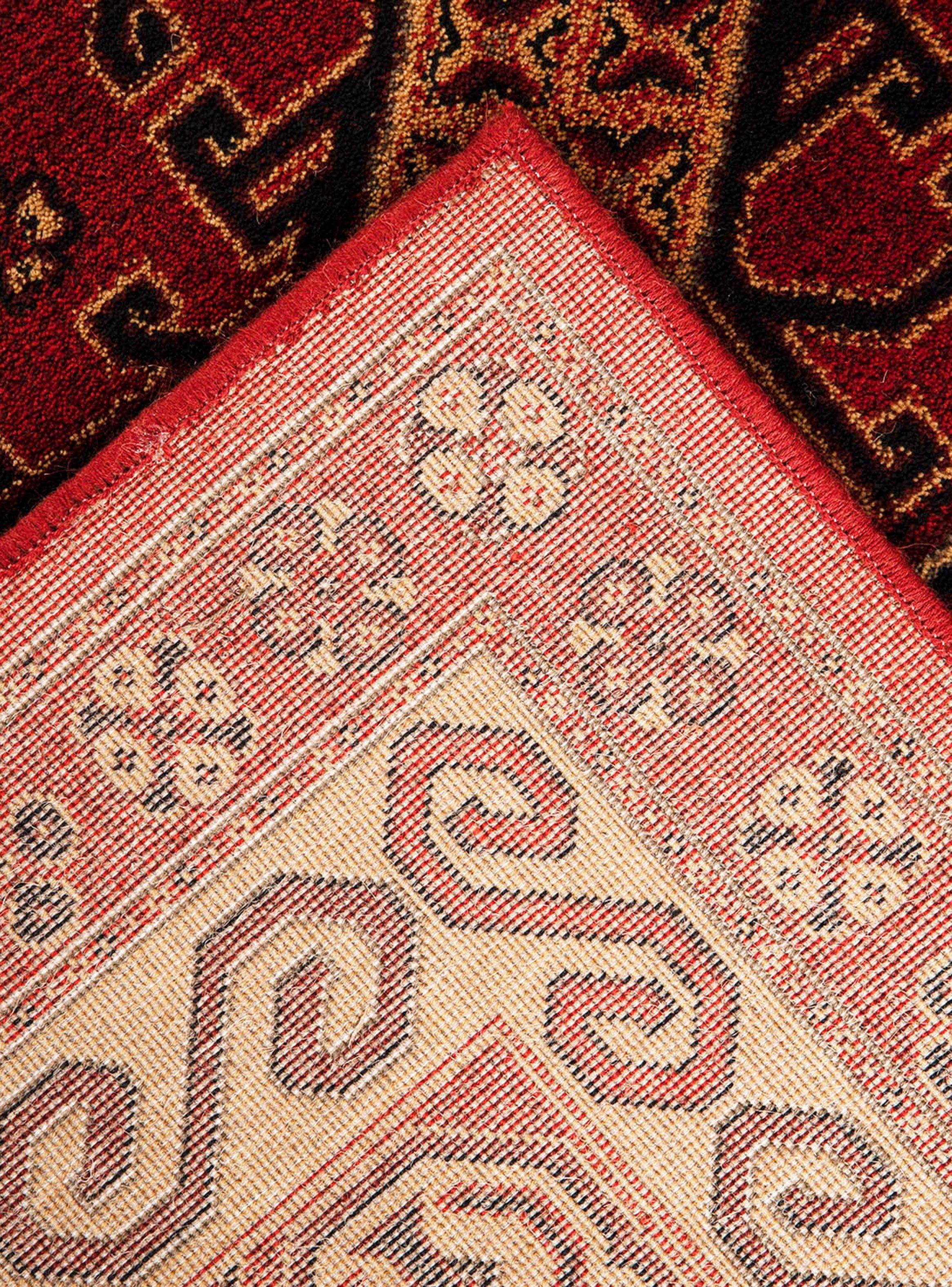 Alfombra Afgan 200x300 cm Rojo D3-2