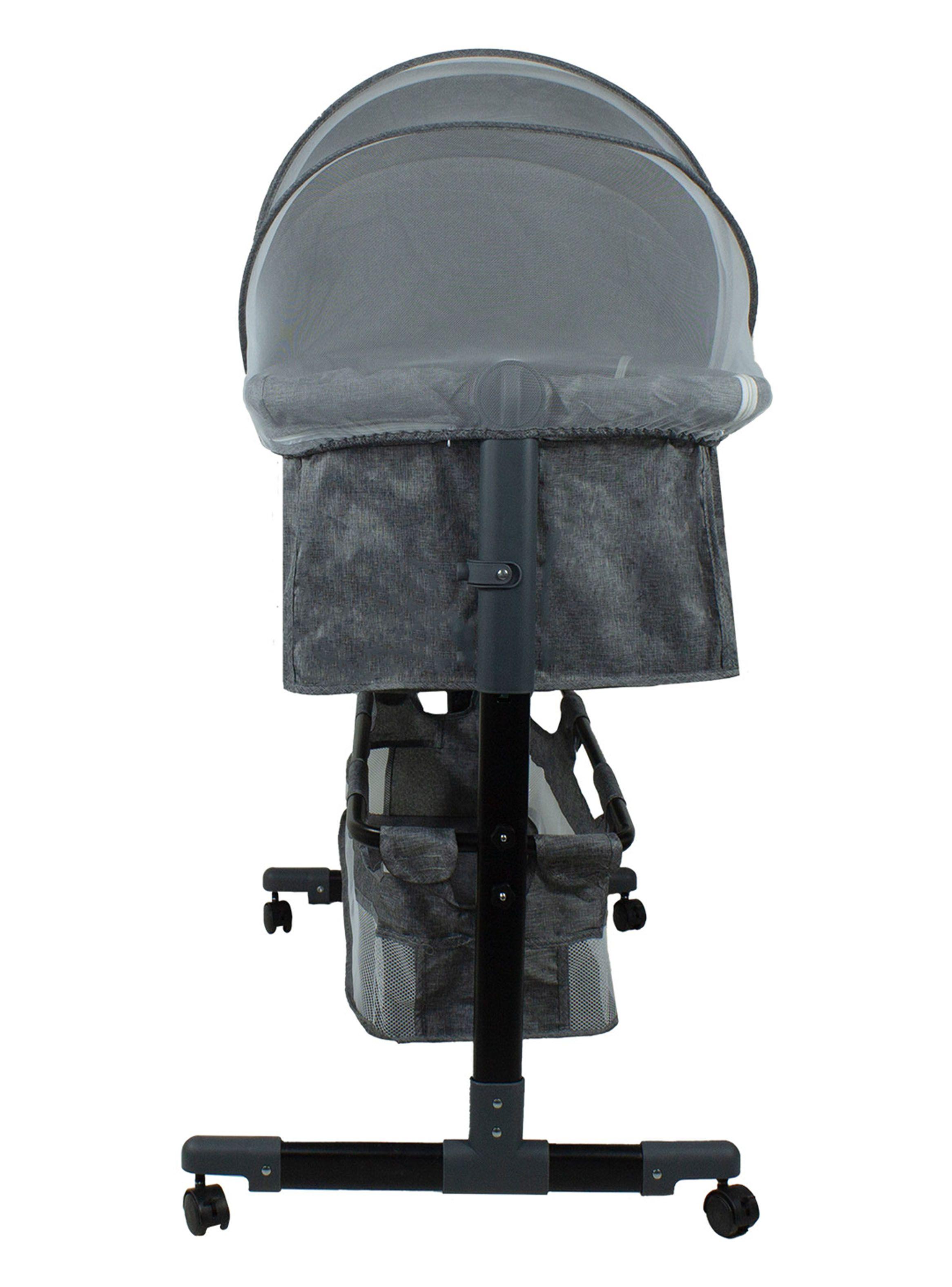 Cuna Colecho Cozy Gris-4