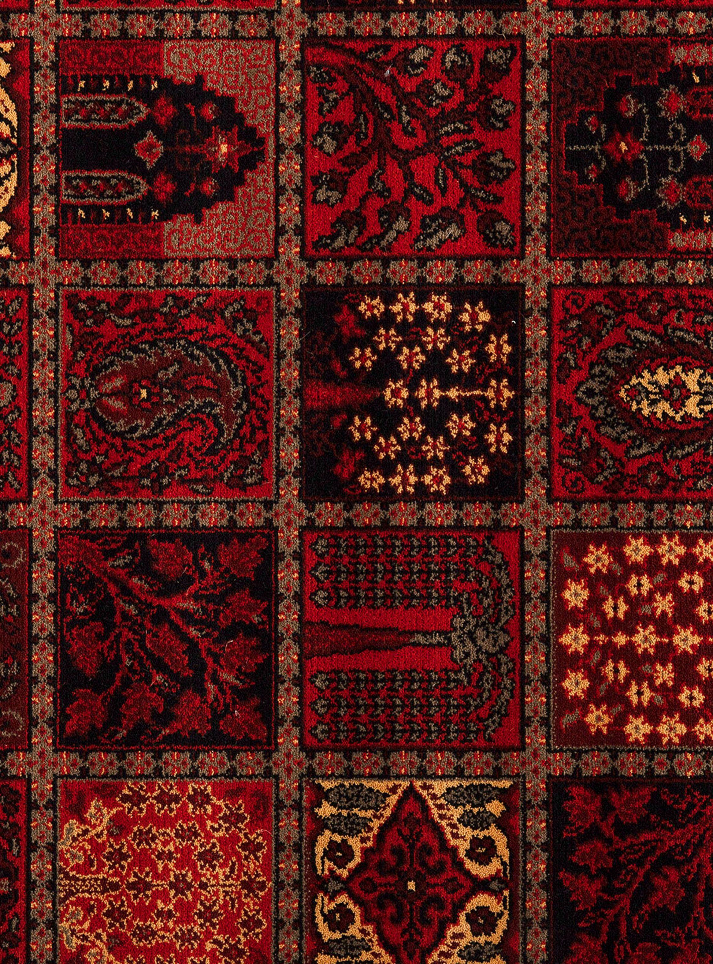 Alfombra Afgan 200x300 cm Rojo D4-1