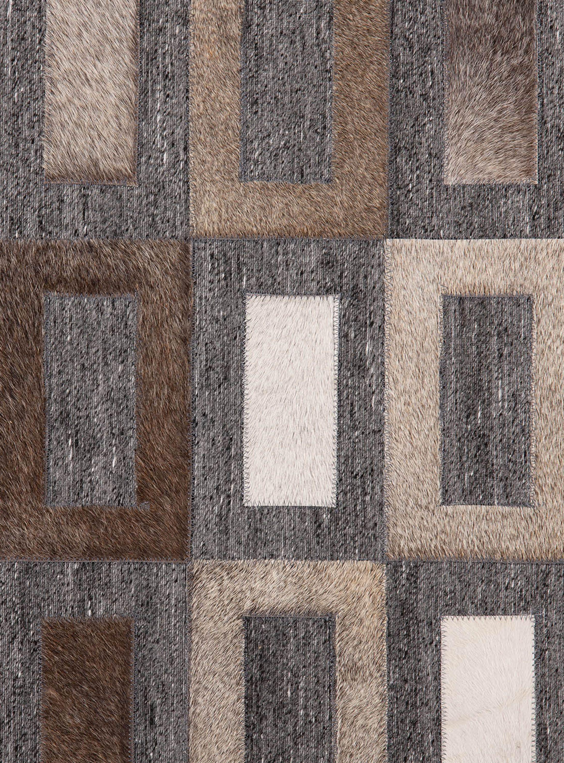 Alombra Leather 160x230 cm Gre-1