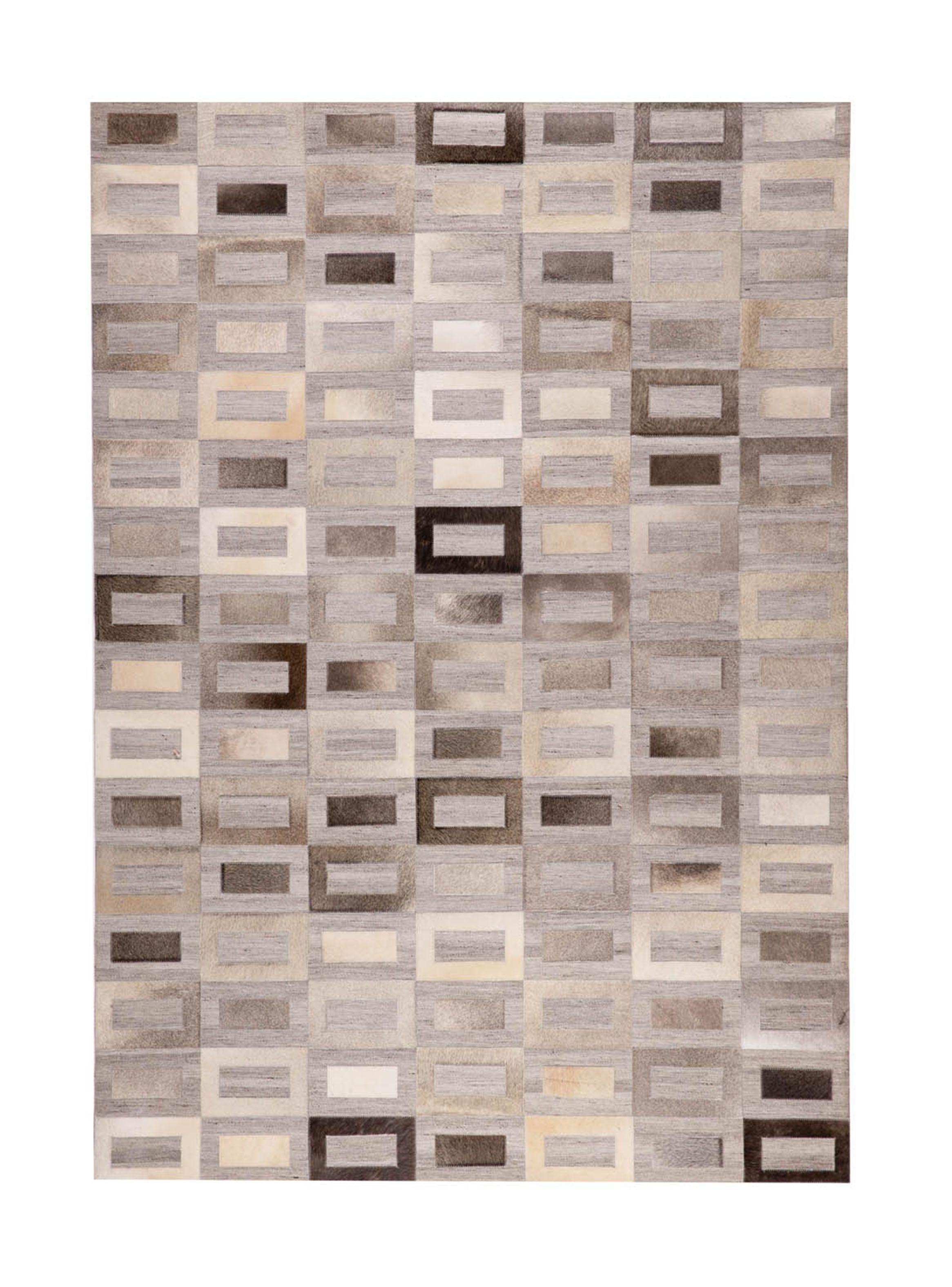 Alombra Leather 160 x 230 cm 6883 Sil-0