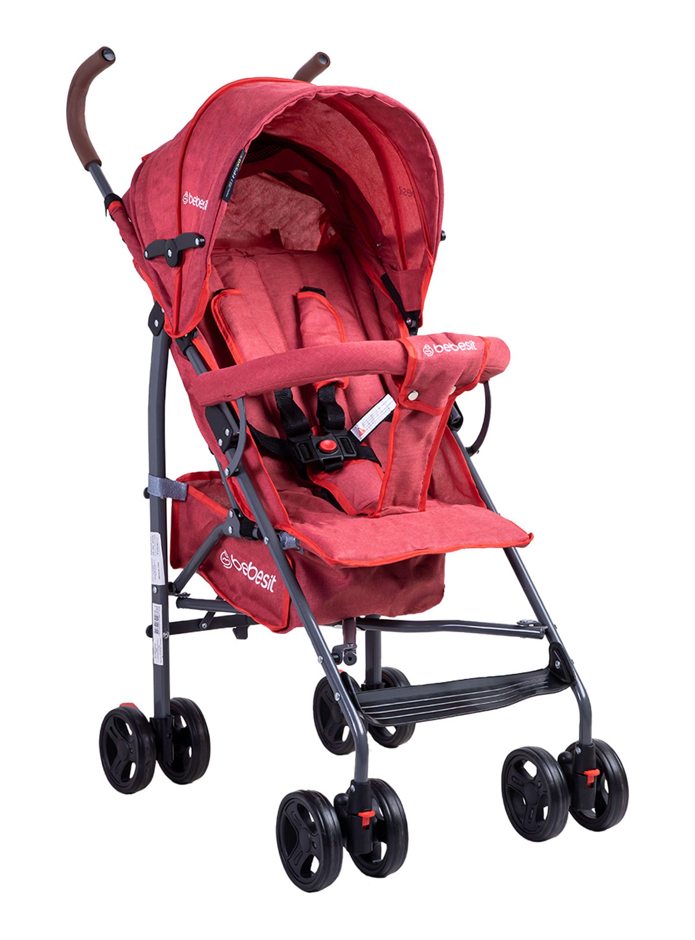 Coche Paragua 5126Sxl Rojo-0