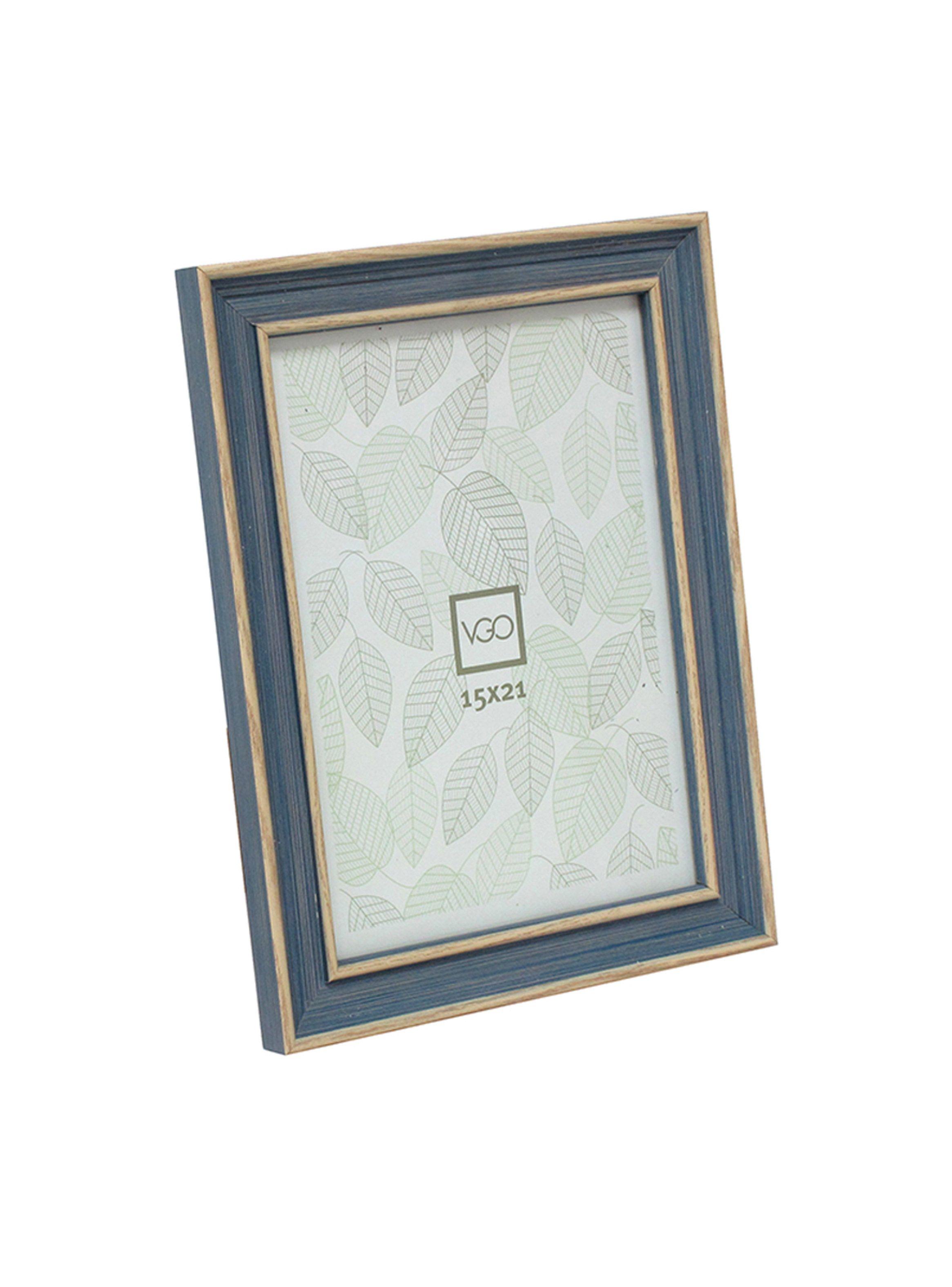 Marco Foto Azul 20 x 25 cm Símil Madera VGO-0