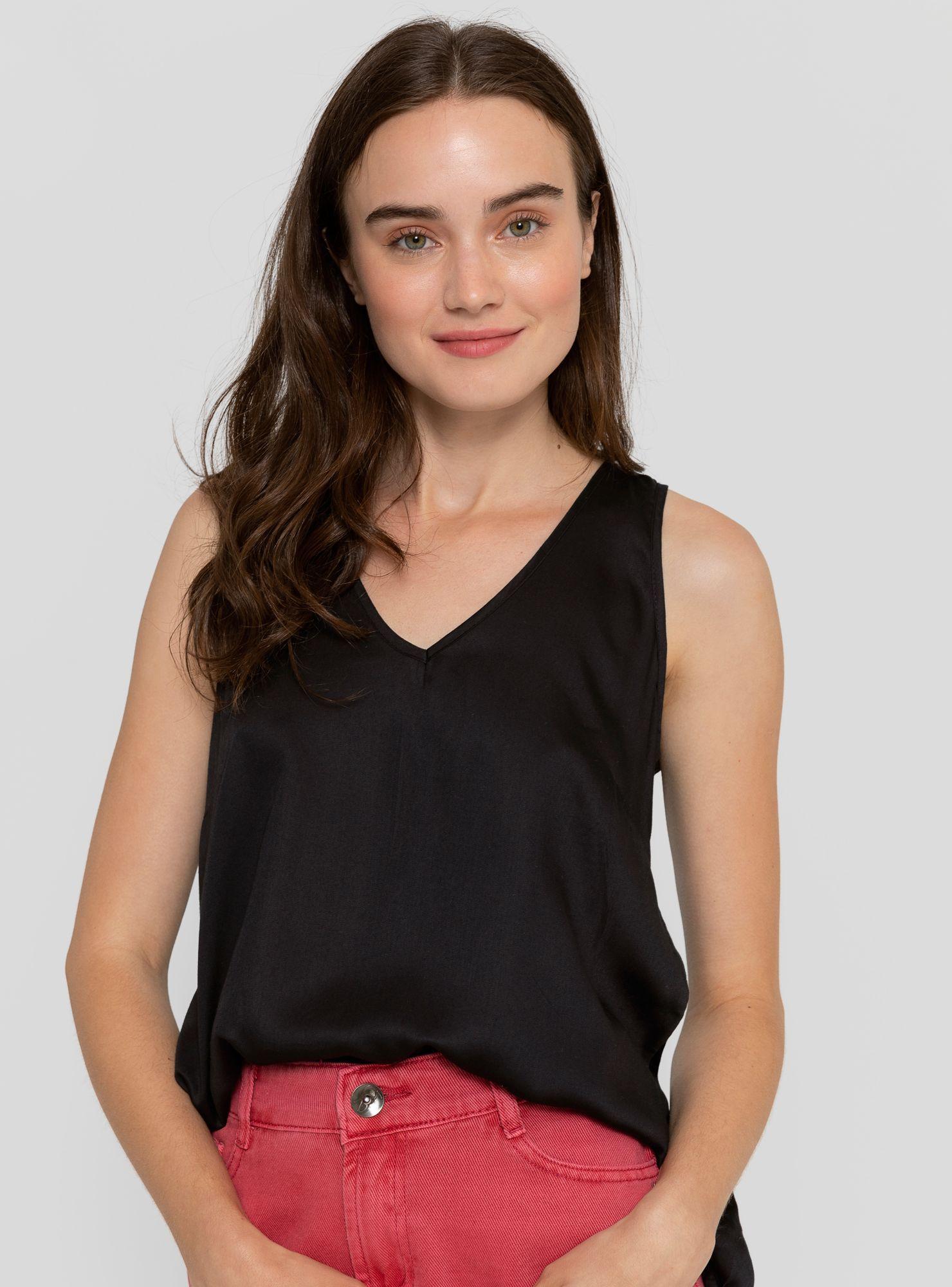 Polera Sin Manga Tejido Espalda Umbrale-0