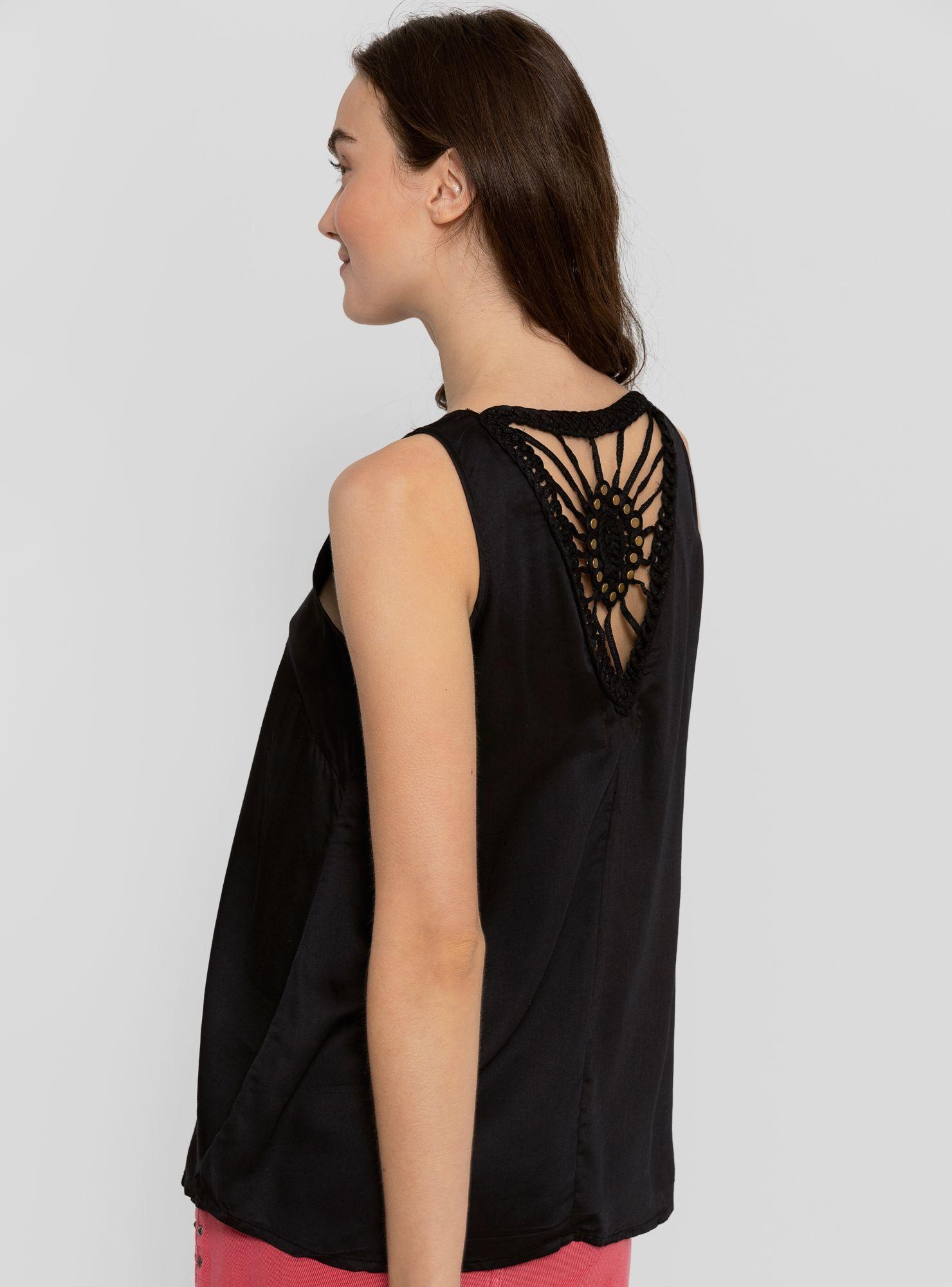 Polera Sin Manga Tejido Espalda Umbrale-1