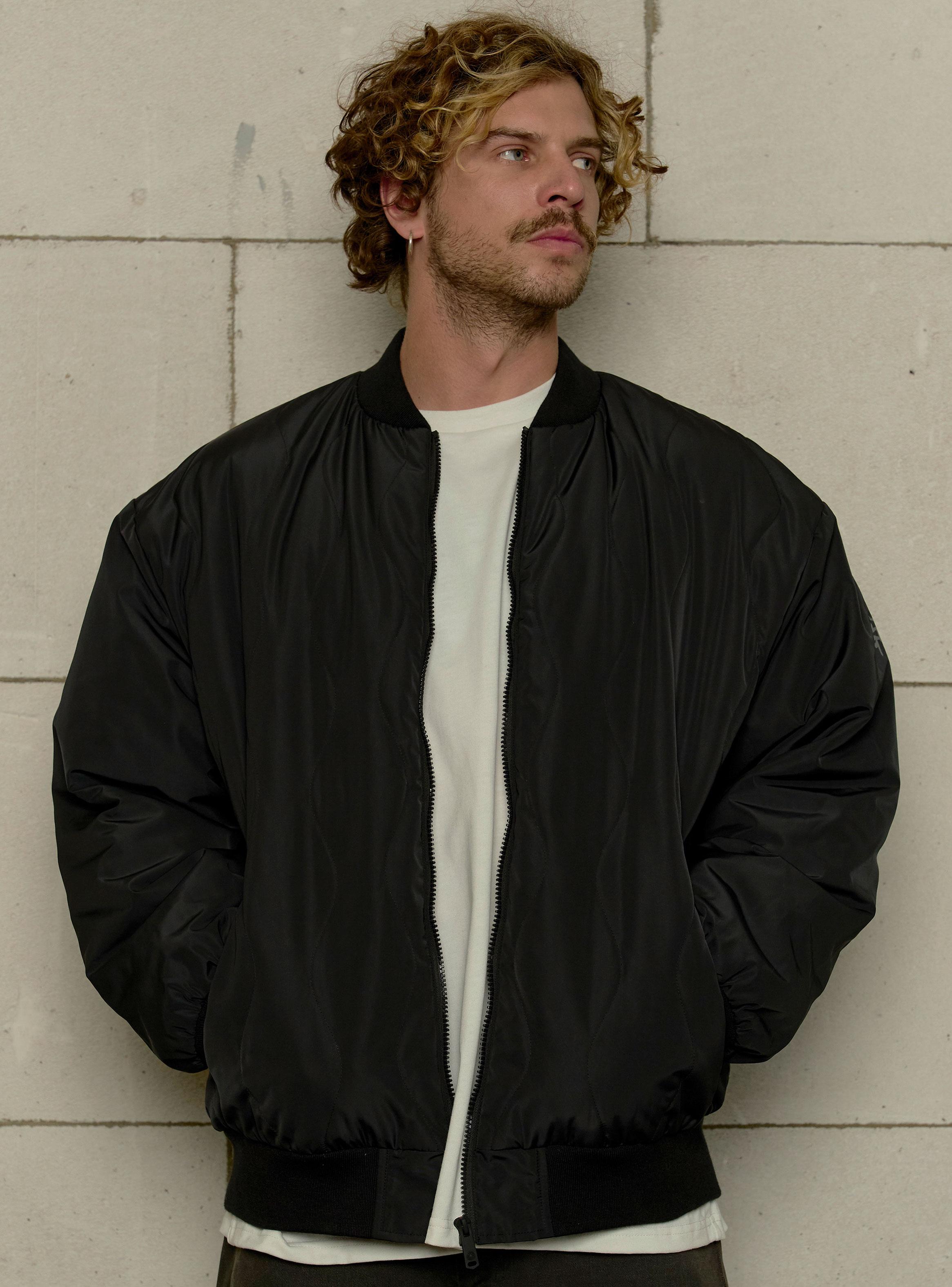 Chaqueta Bomber Quilt Curvo-2