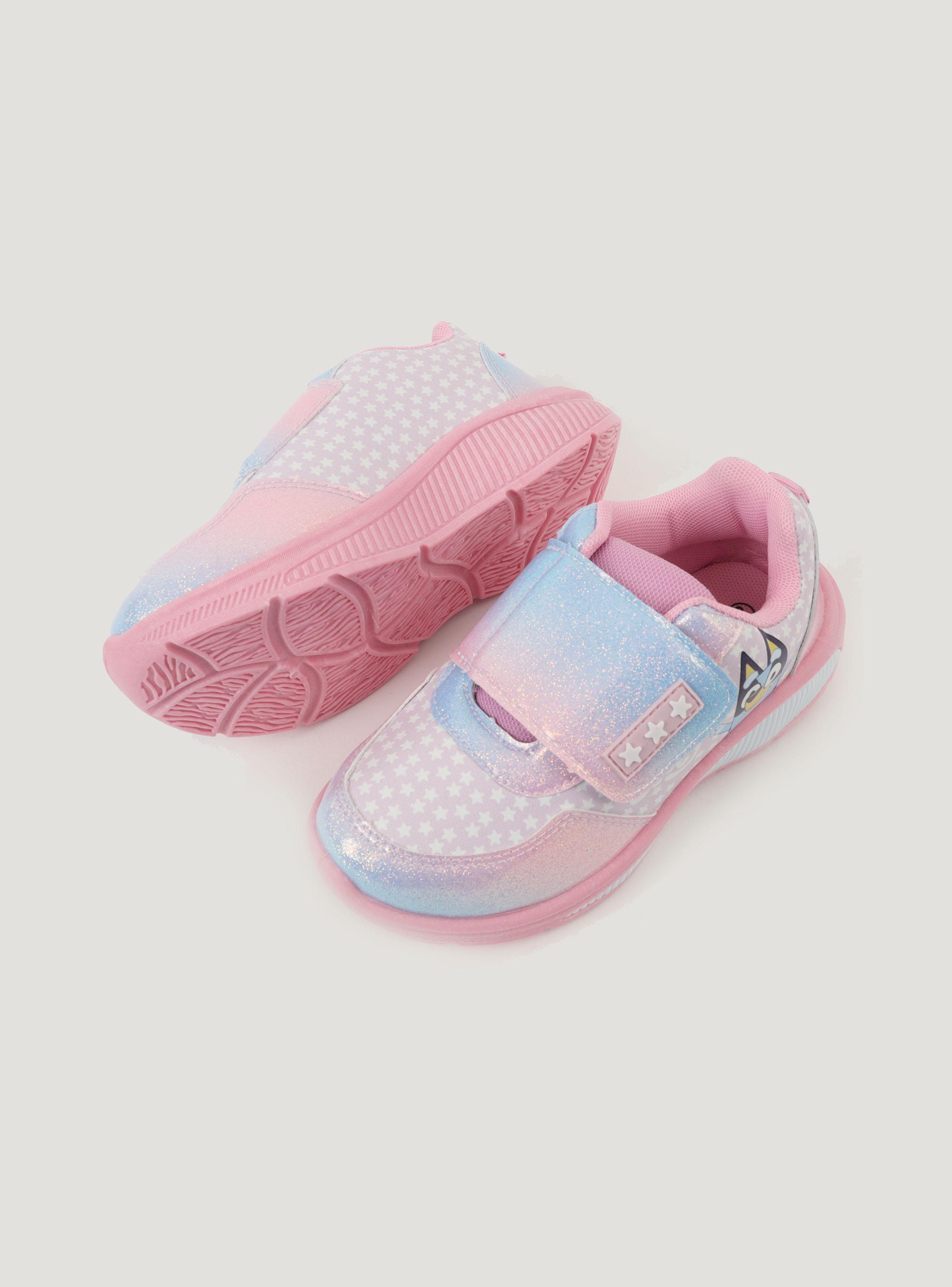 Zapatilla Urbana Glitter Degrade Bluey con Luces  Niña-3