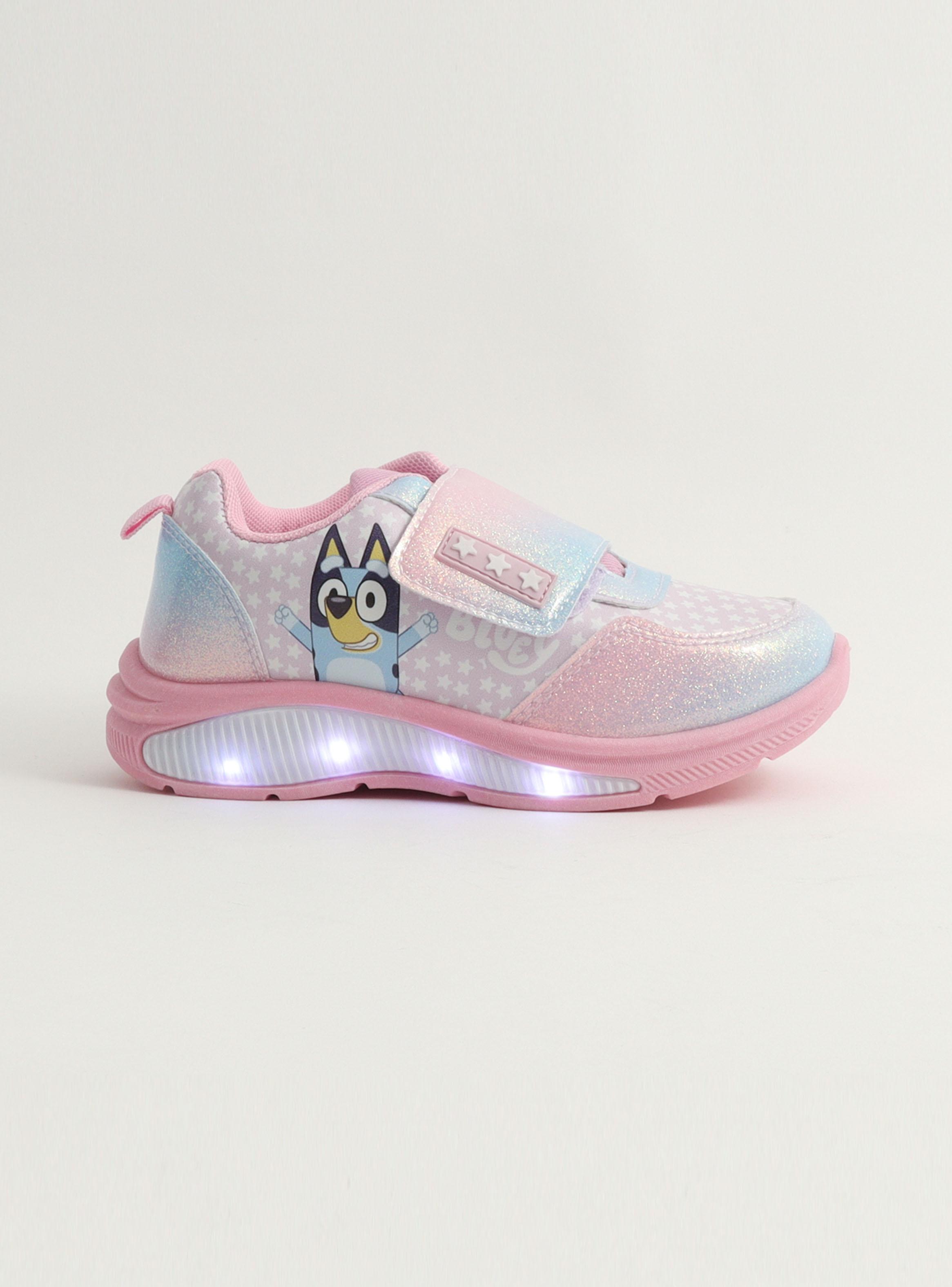 Zapatilla Urbana Glitter Degrade Bluey con Luces  Niña-0