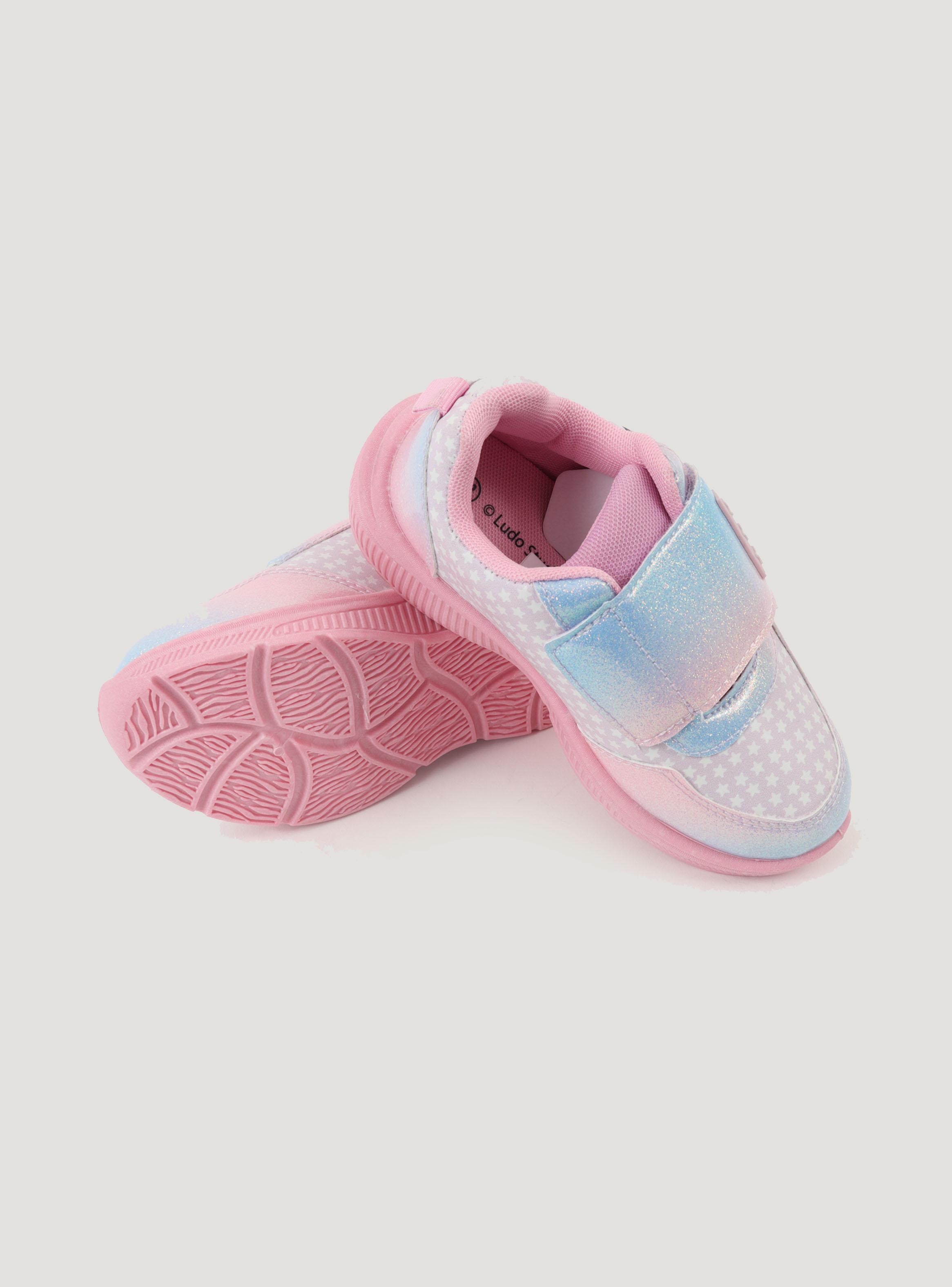 Zapatilla Urbana Glitter Degrade Bluey con Luces  Niña-2