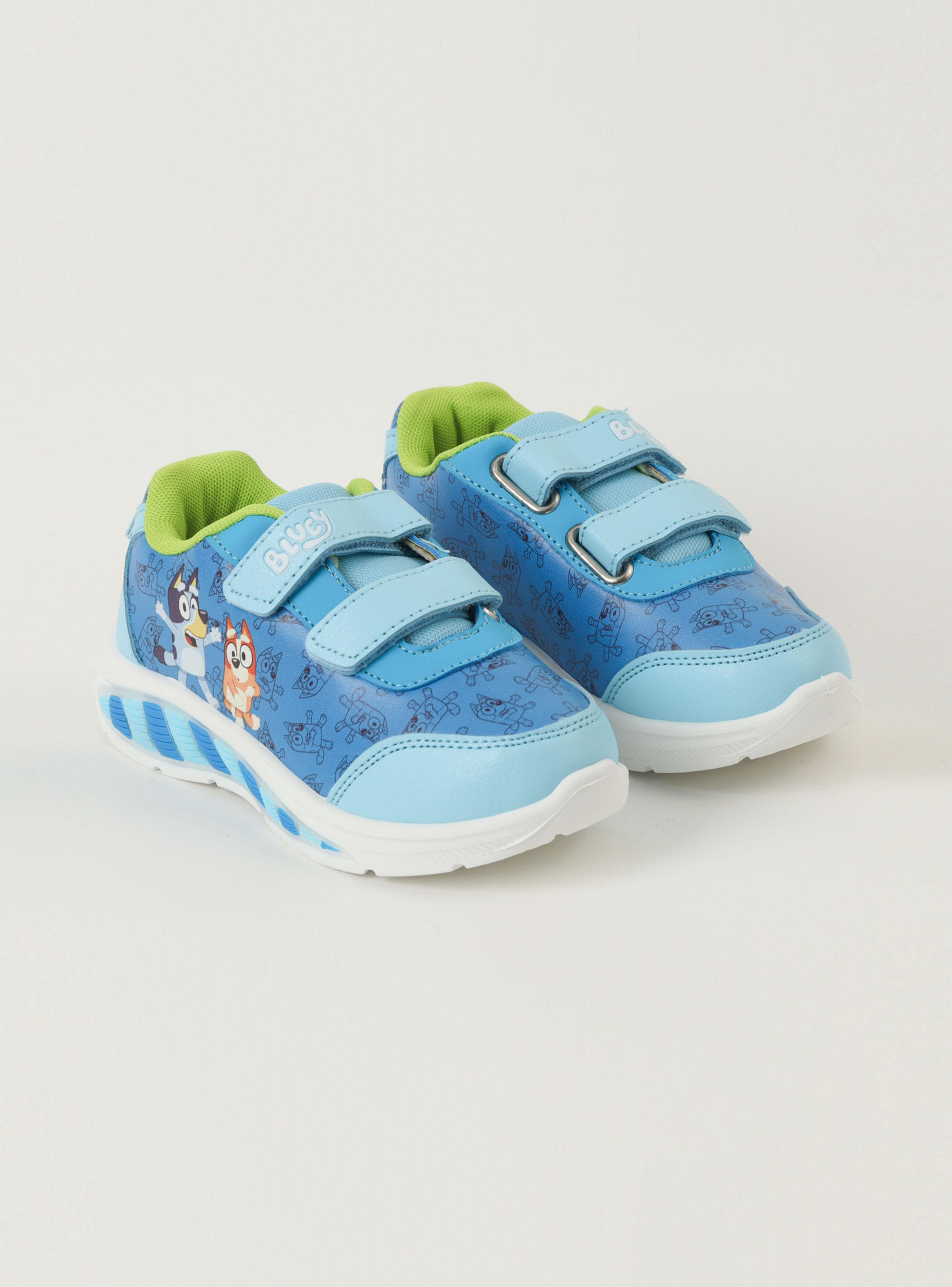 Zapatilla Urbana Full Print Line Bluey Niño Toddlero  Luces-1