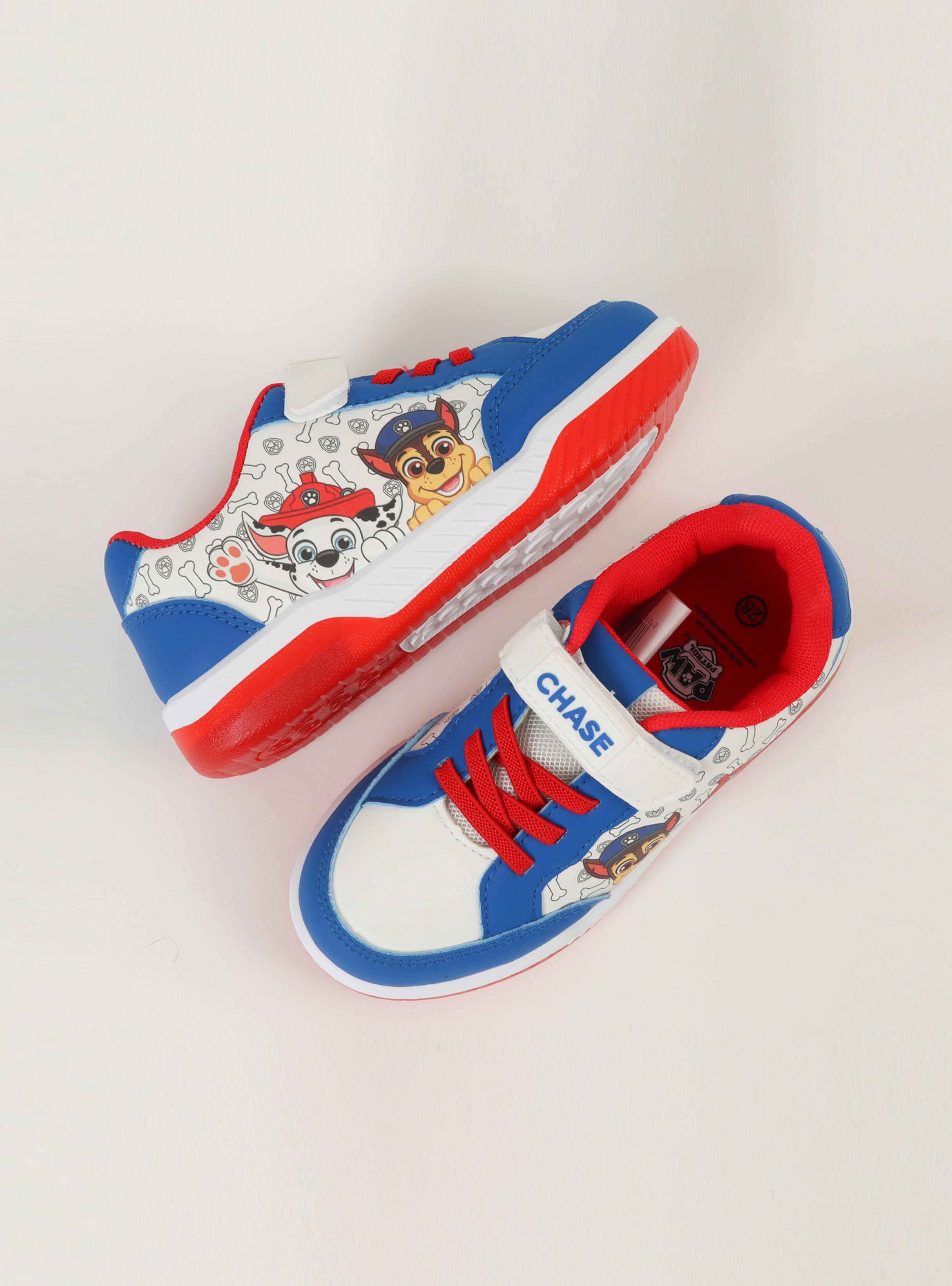 Zapatilla Urbana Luces Toddlero Hueso Print Paw Patrol Niño-3
