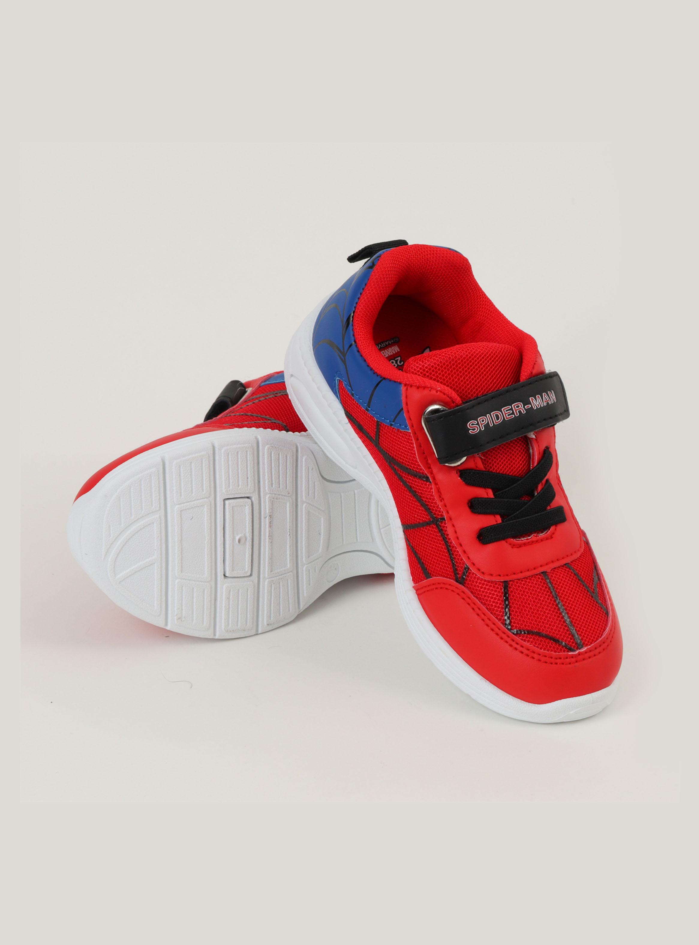 Zapatilla Urbana Niño Solo Telaraña Spiderman con Luces-2
