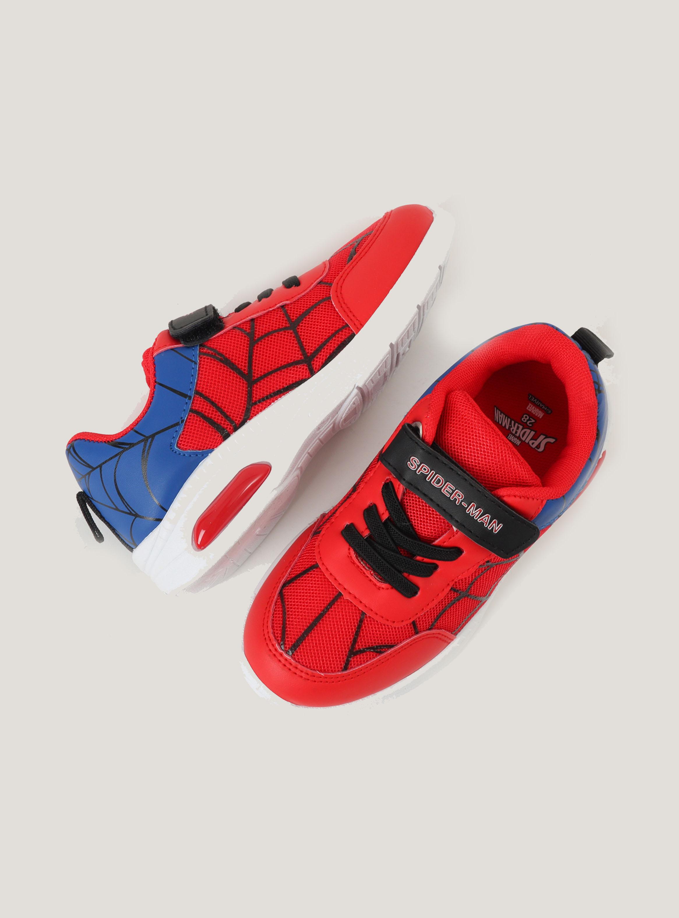 Zapatilla Urbana Niño Solo Telaraña Spiderman con Luces-3