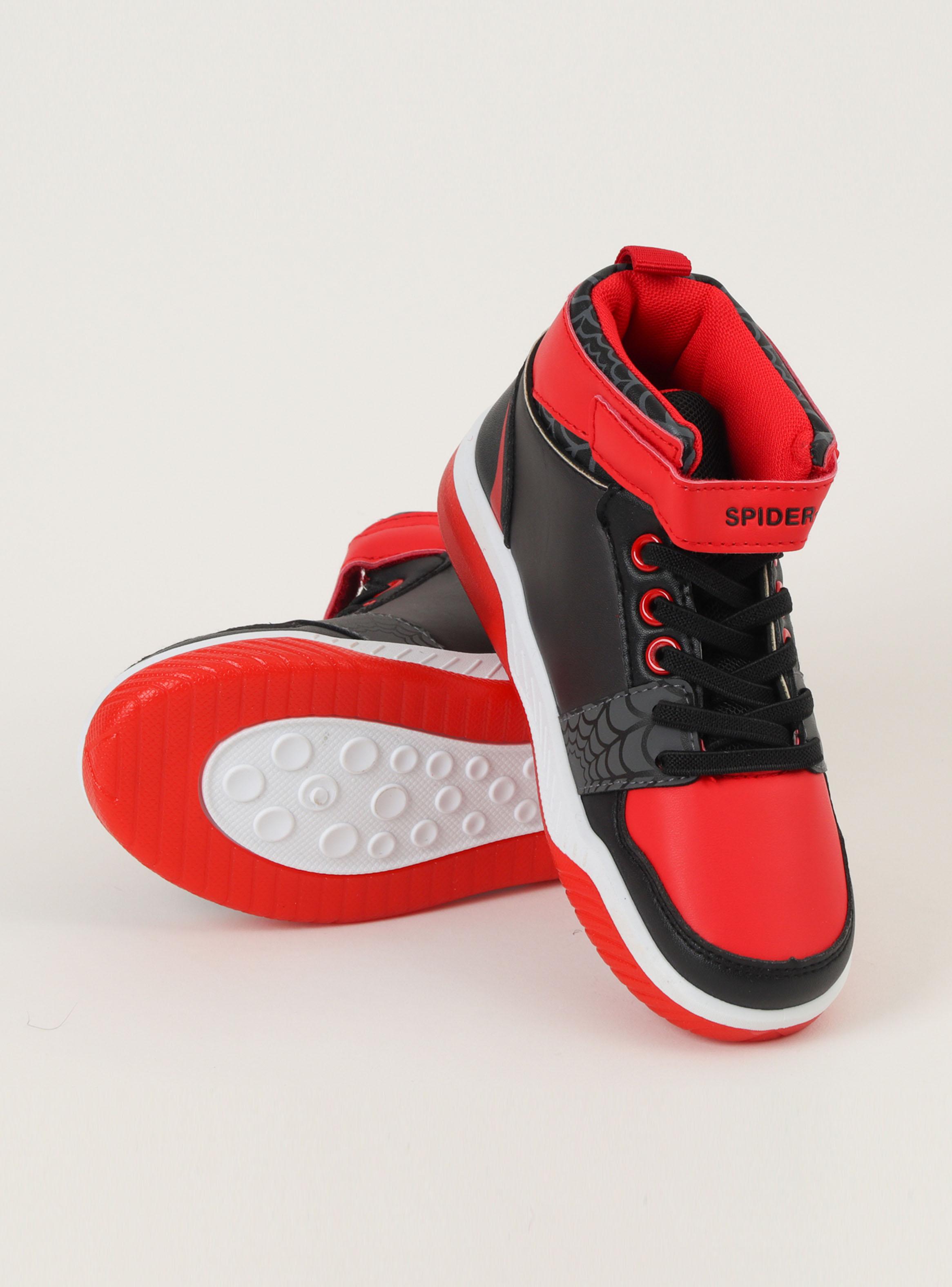 Zapatilla Urbana Rayado Spiderman con Luces Niño-2