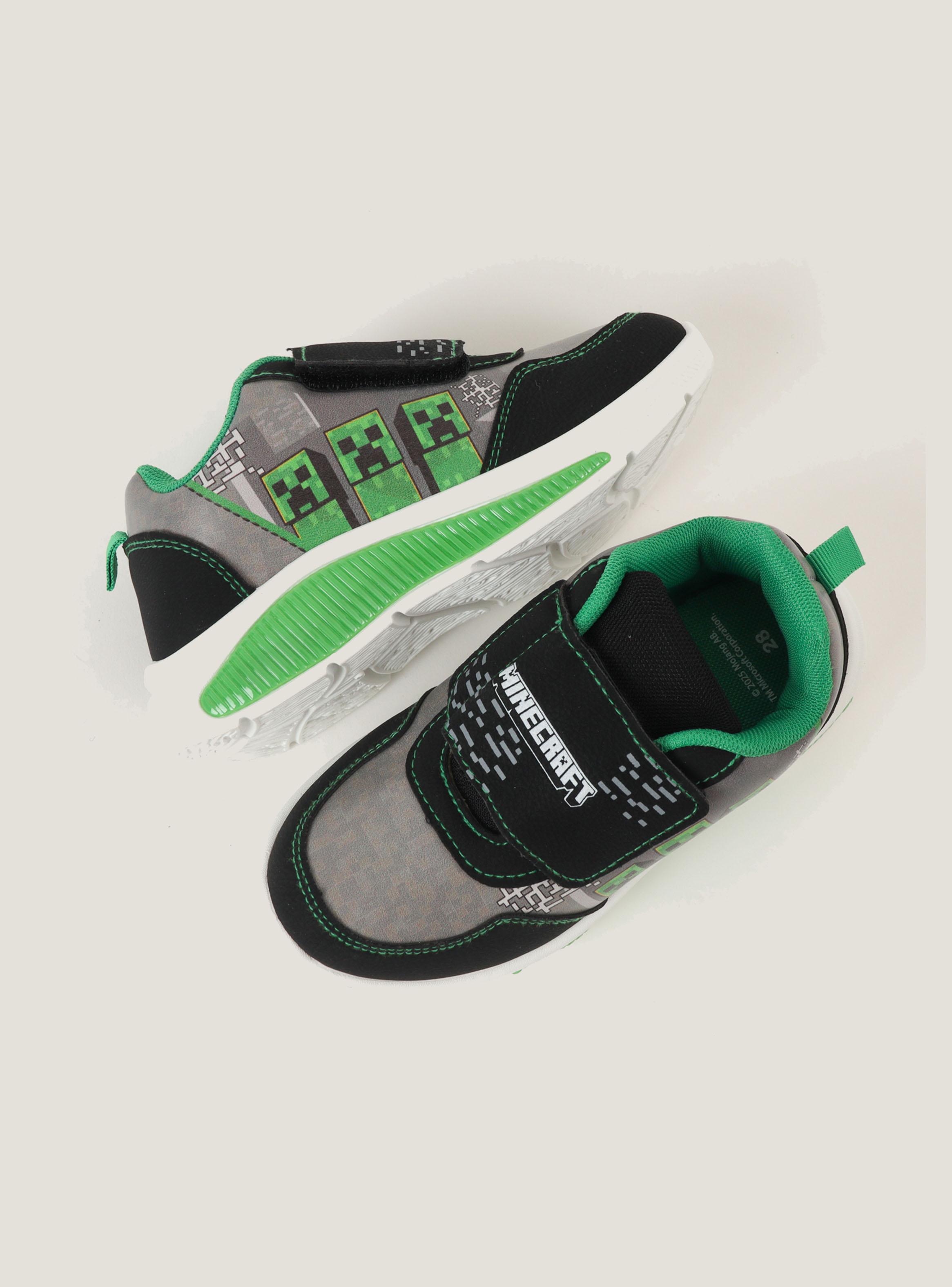 Zapatilla Urbana  Niño Tnt Minecraft con Luces-3