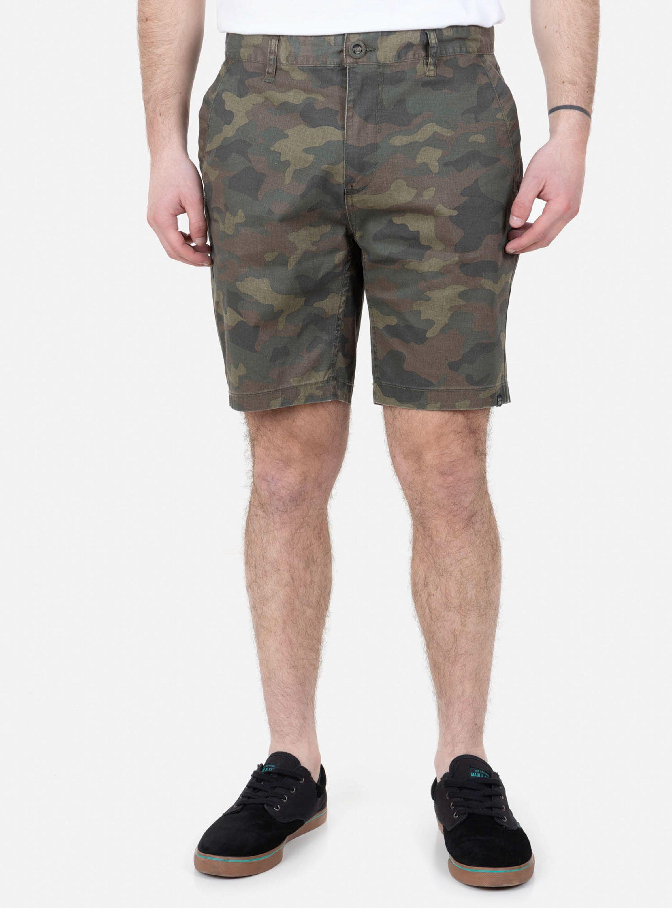 Bermuda Diseño Liso Multicolor Print Militar-0