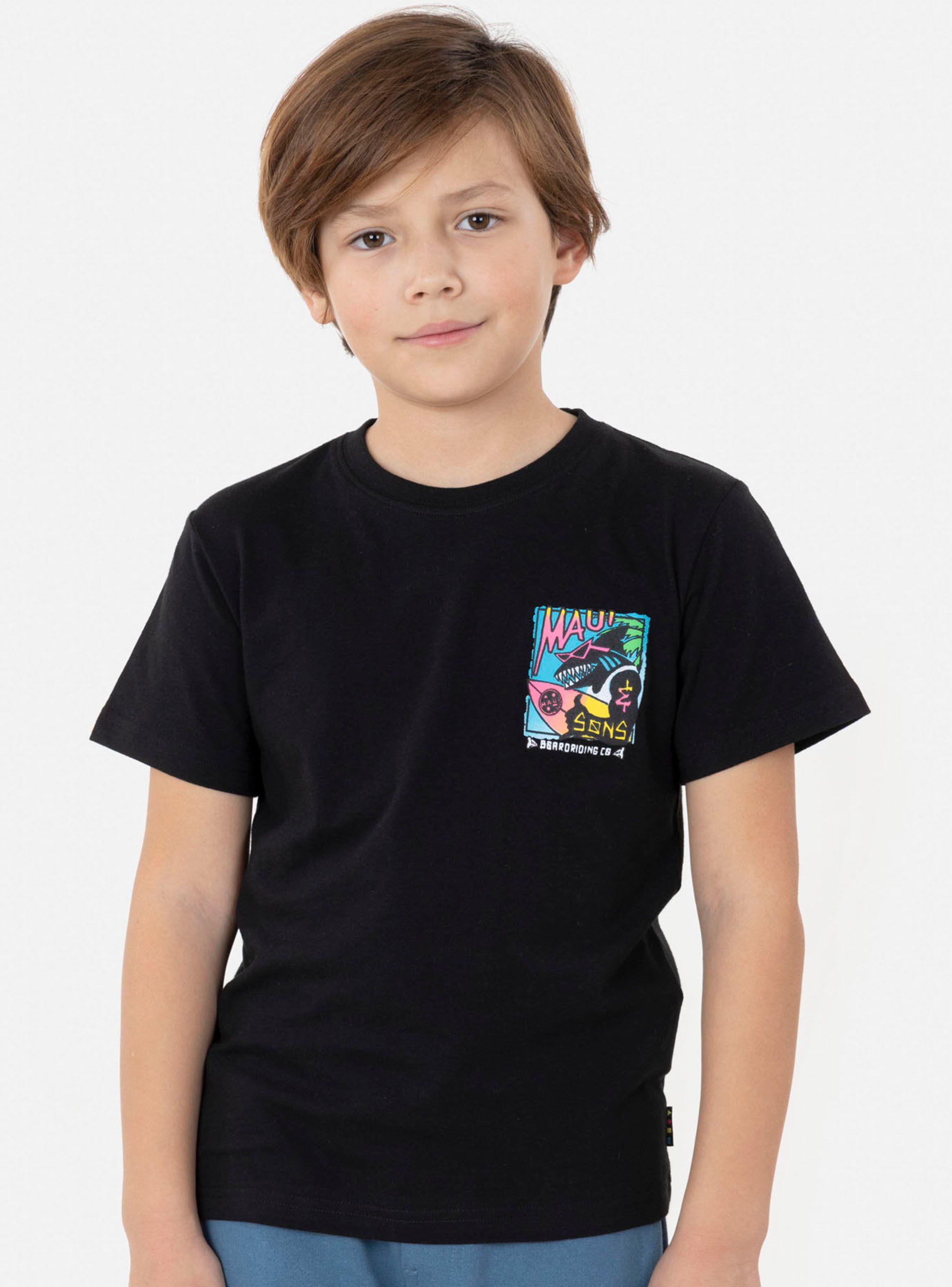 Polera Manga Corta Estampado Figura de Colores-0