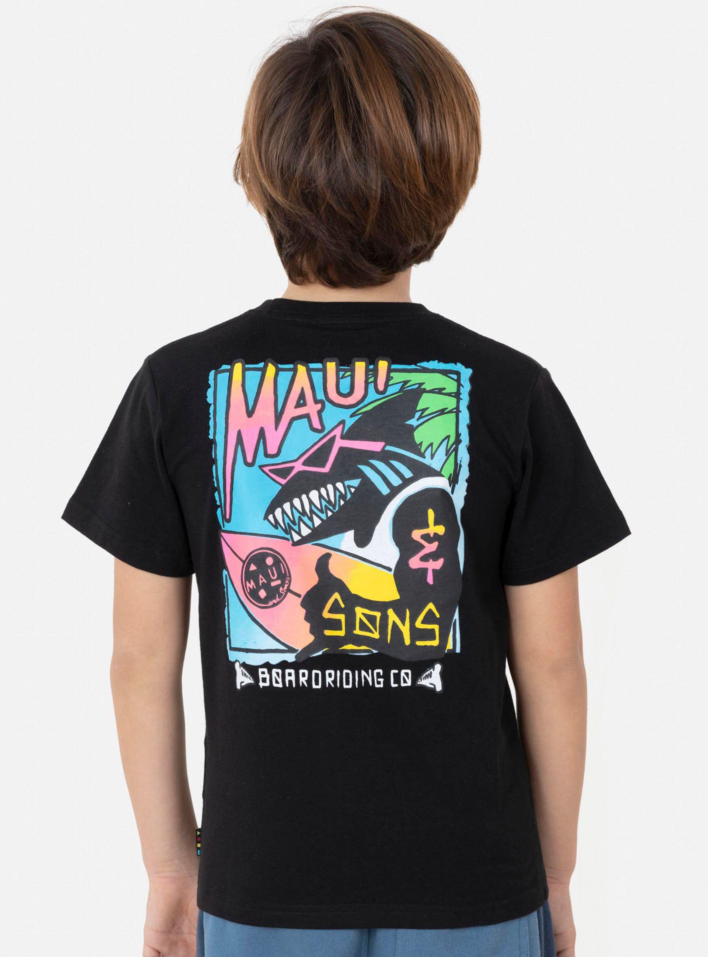 Polera Manga Corta Estampado Figura de Colores-1