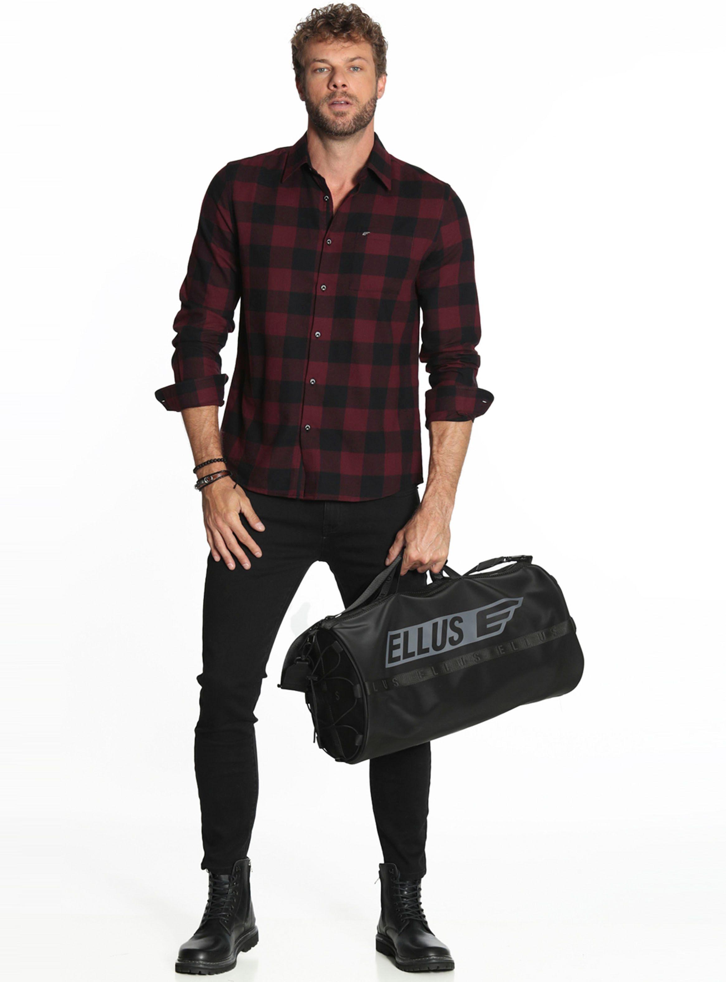 Camisa Regular Flanel Check Cuadros-3