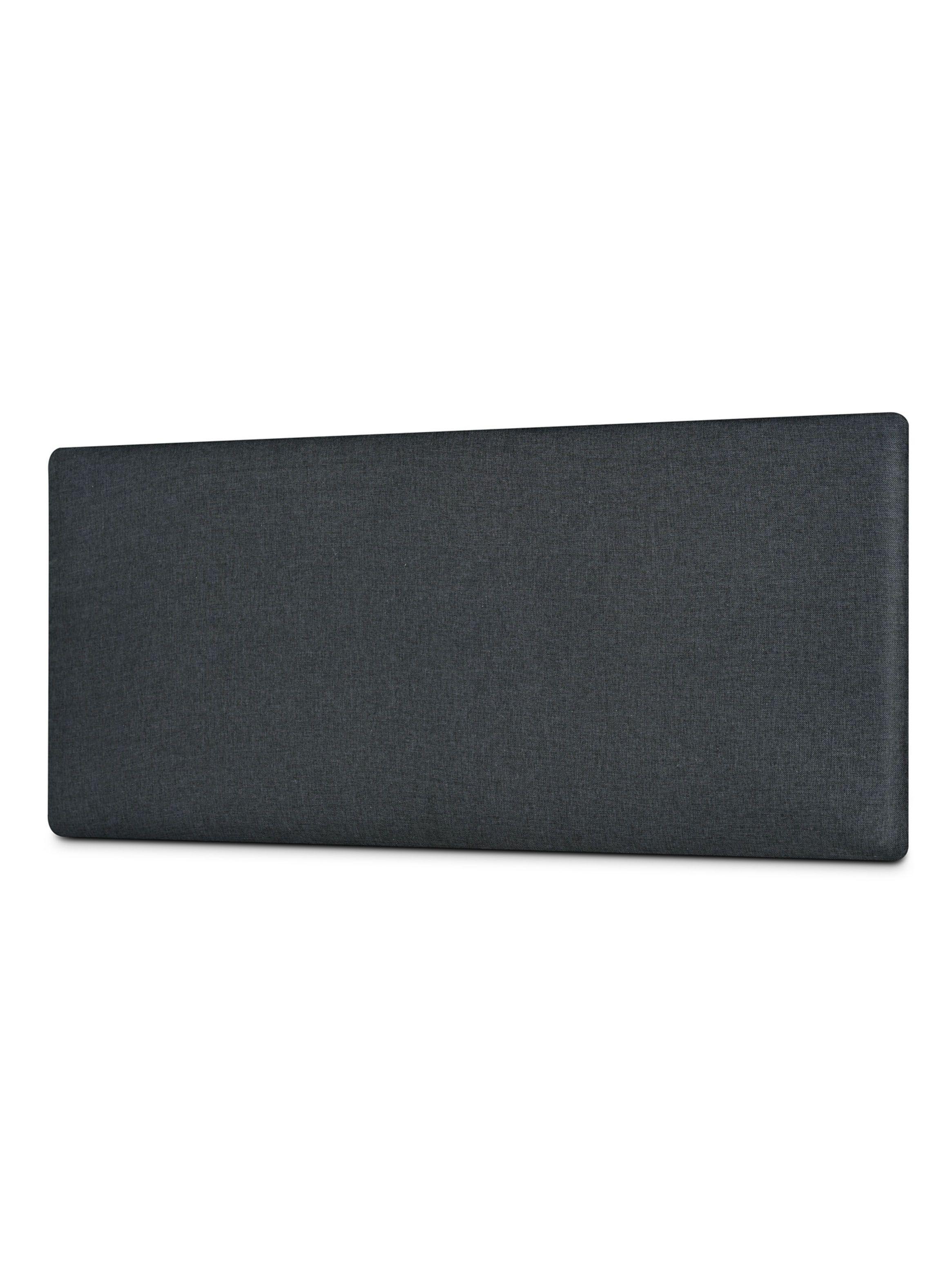 Cama Europea 2 Plazas Silence + Respaldo Wall Marengo-3