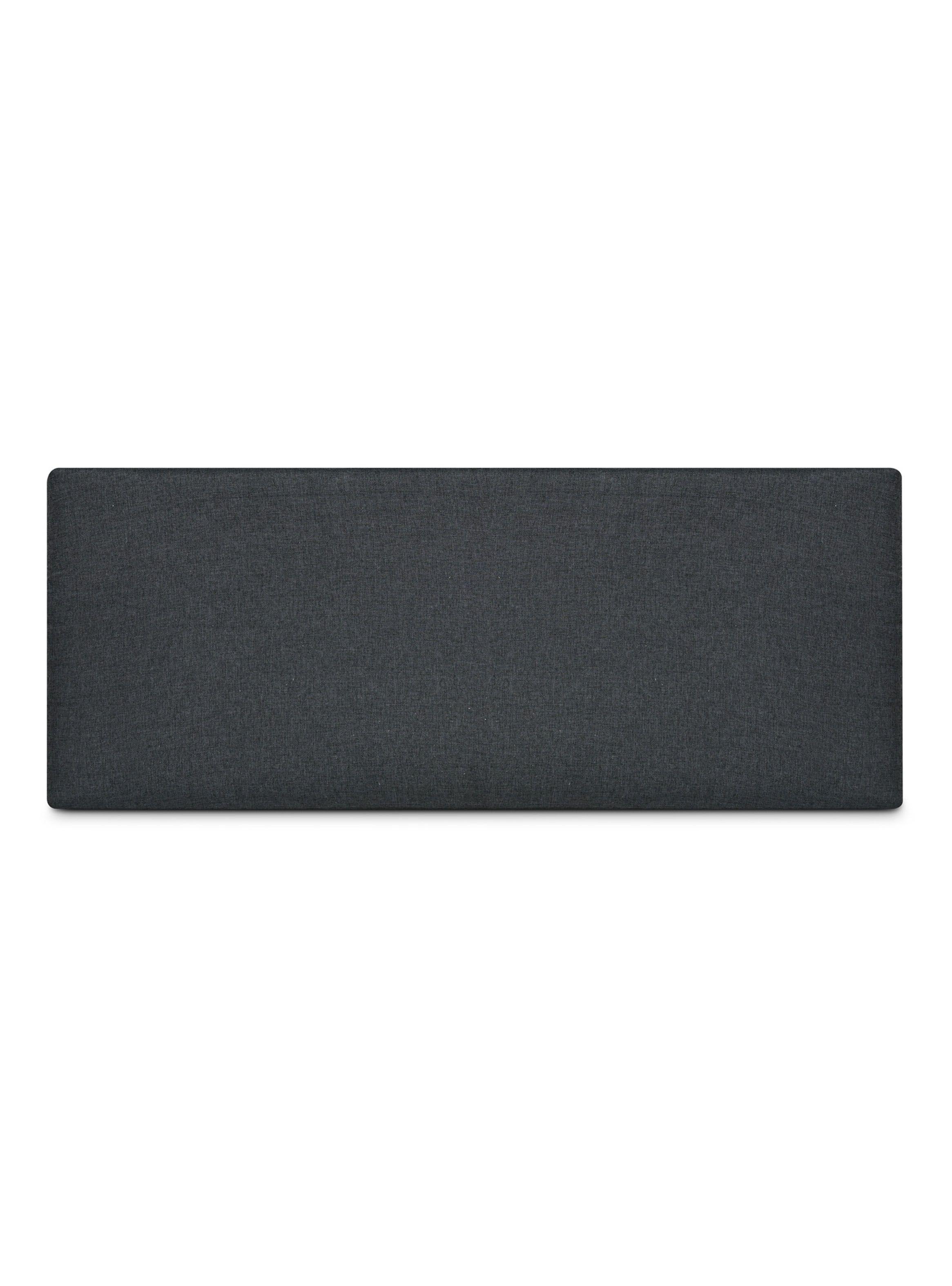 Cama Europea 2 Plazas Silence + Respaldo Wall Marengo-2