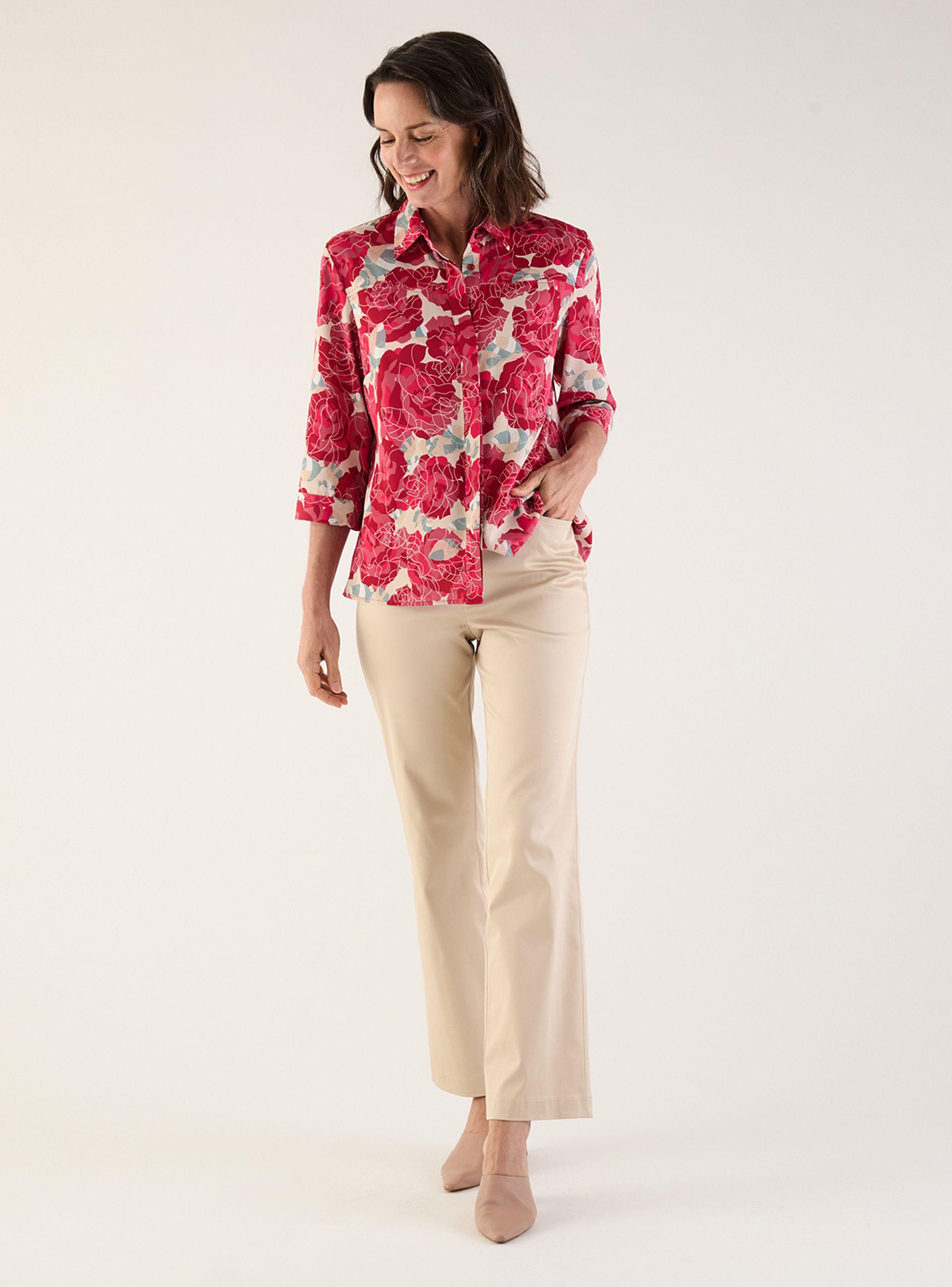Blusa Camisera Rosas-3