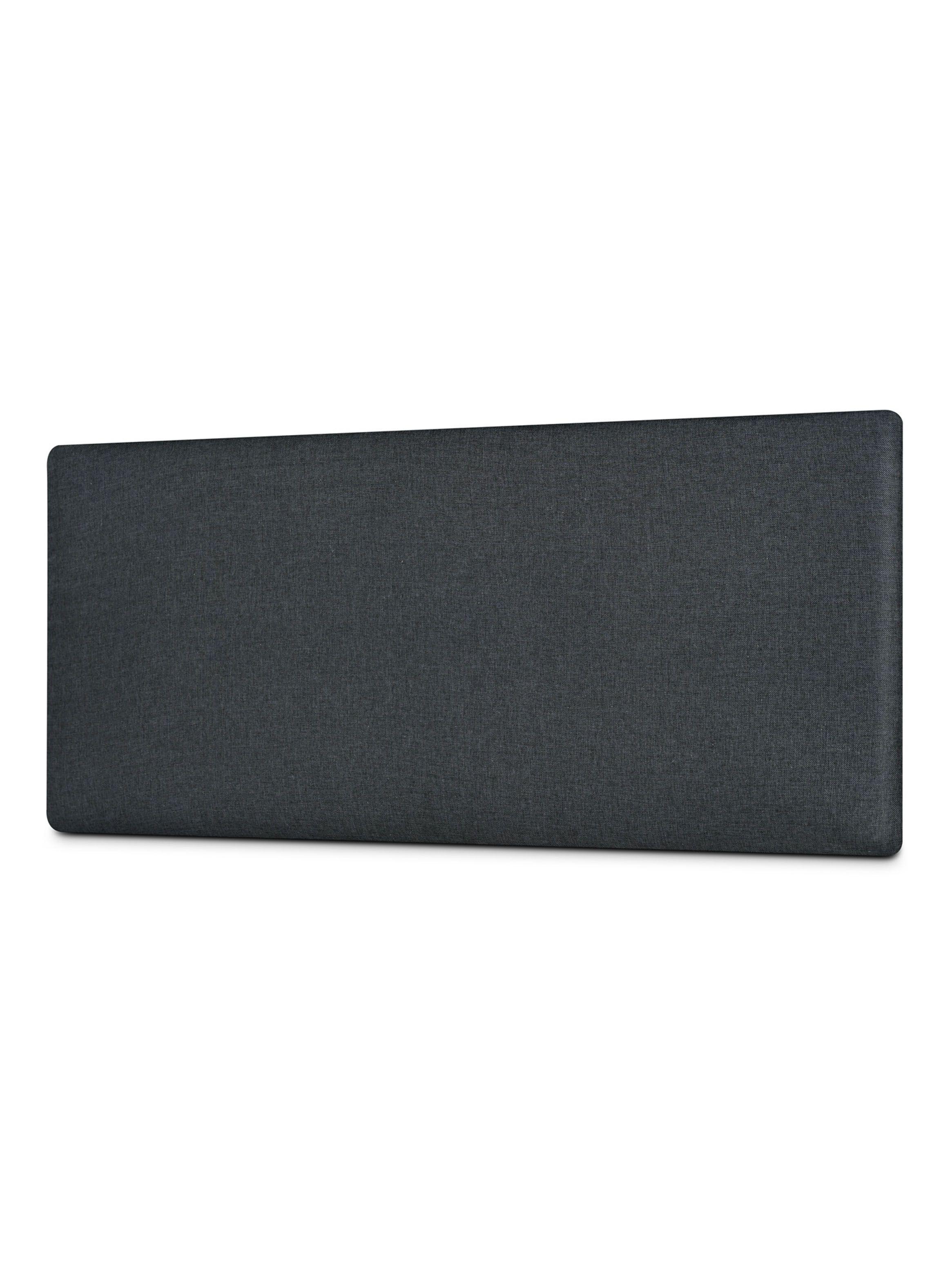 Cama Europea 2 Plazas Hybrid Visco + Respaldo Wall Marengo-3