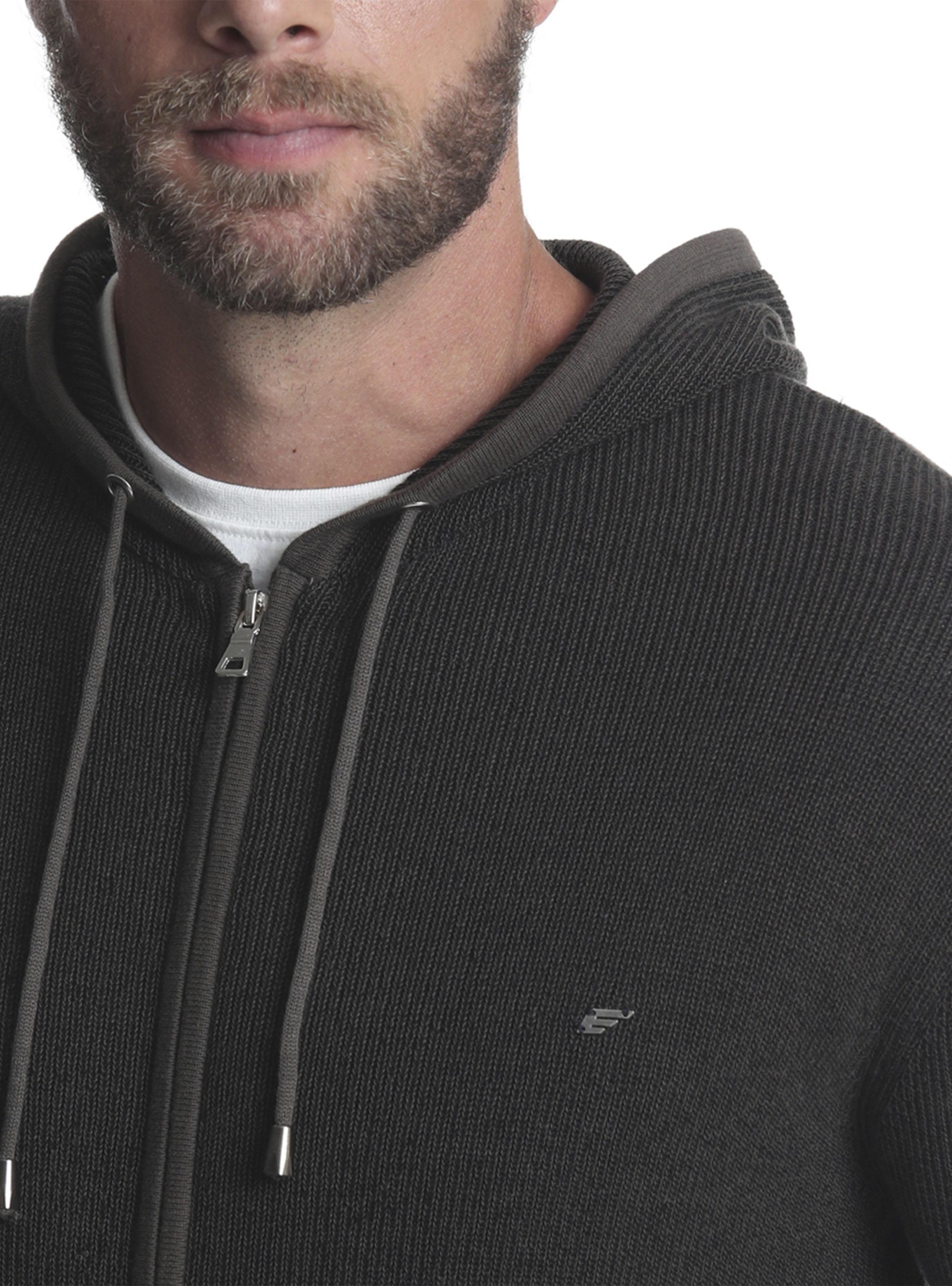 Tejido Regular Full Zipper Capucha Regular-2