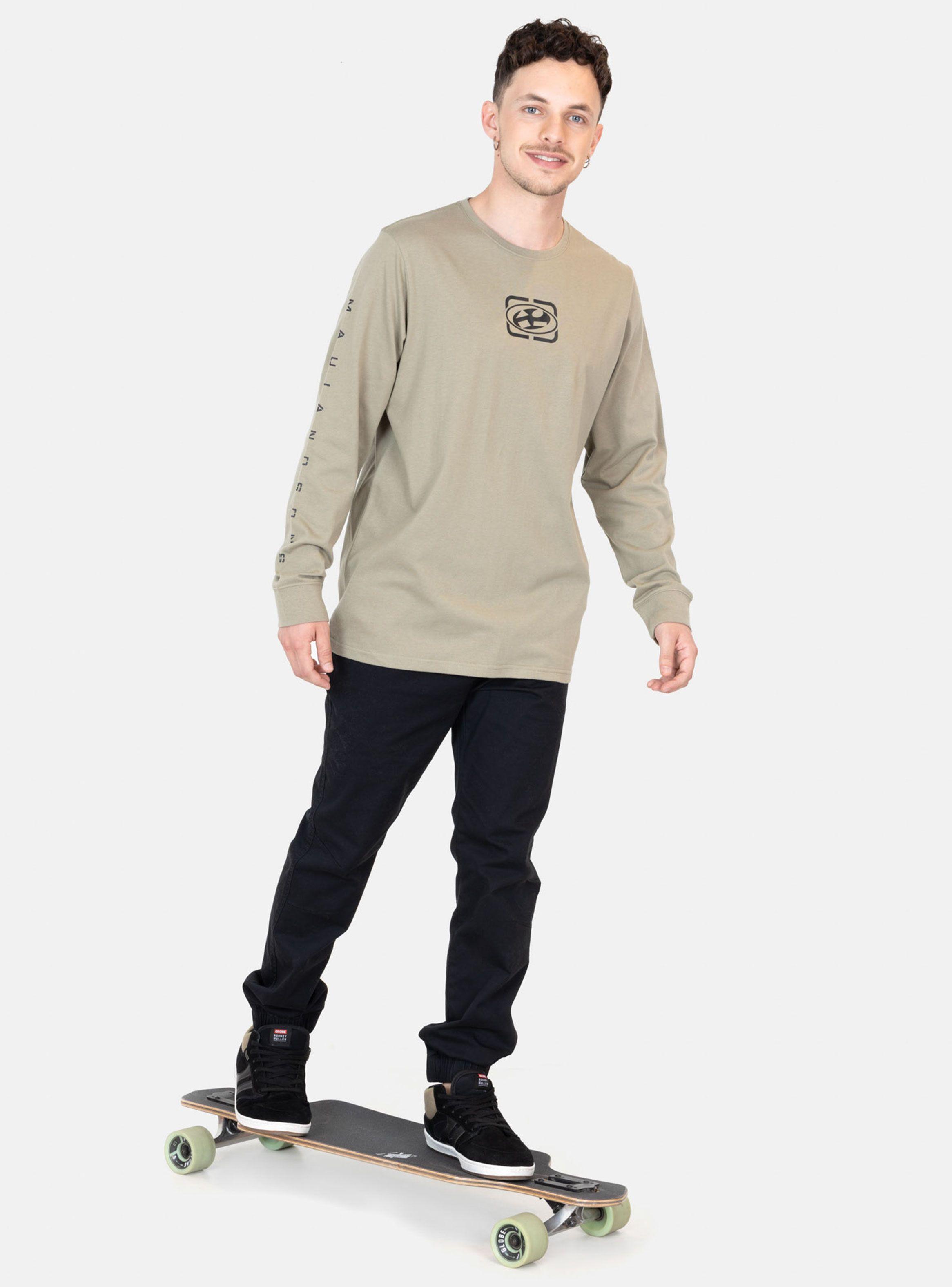Polera Logo Print Manga-3