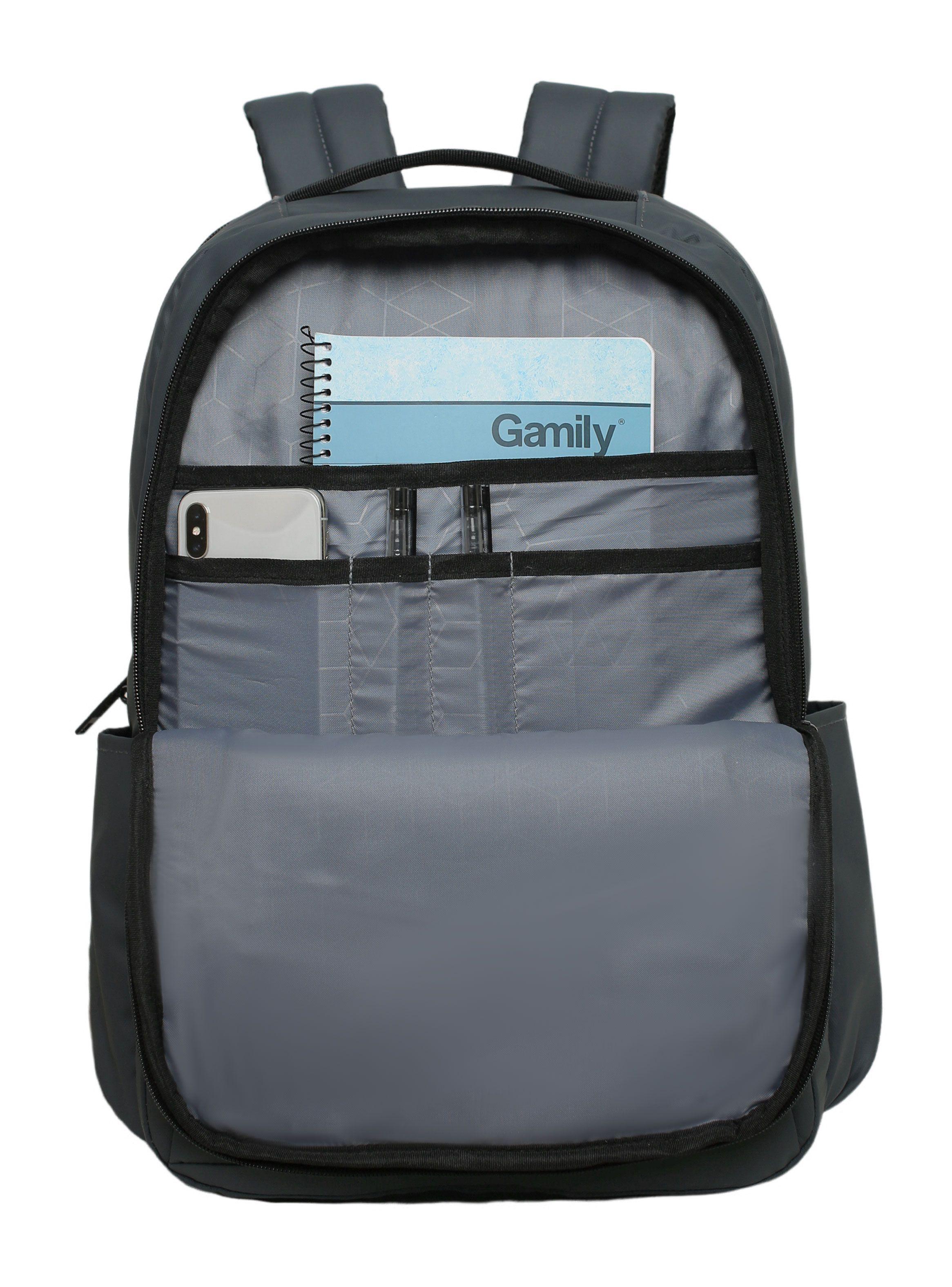 Mochila Notebook 29L Camiq Reverse Gris-4