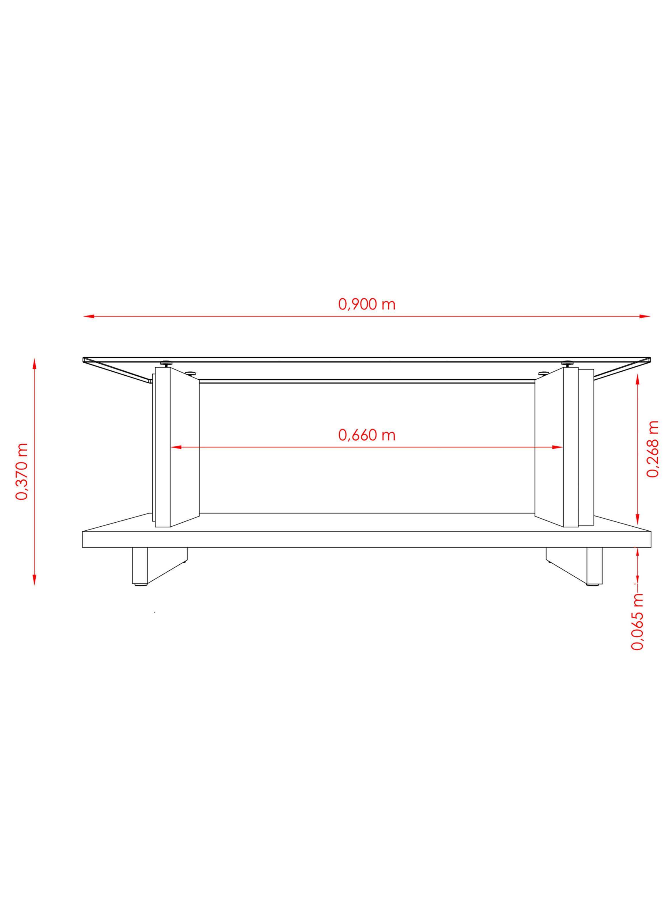 Mesa de Centro Frizz 60x90 cm-2