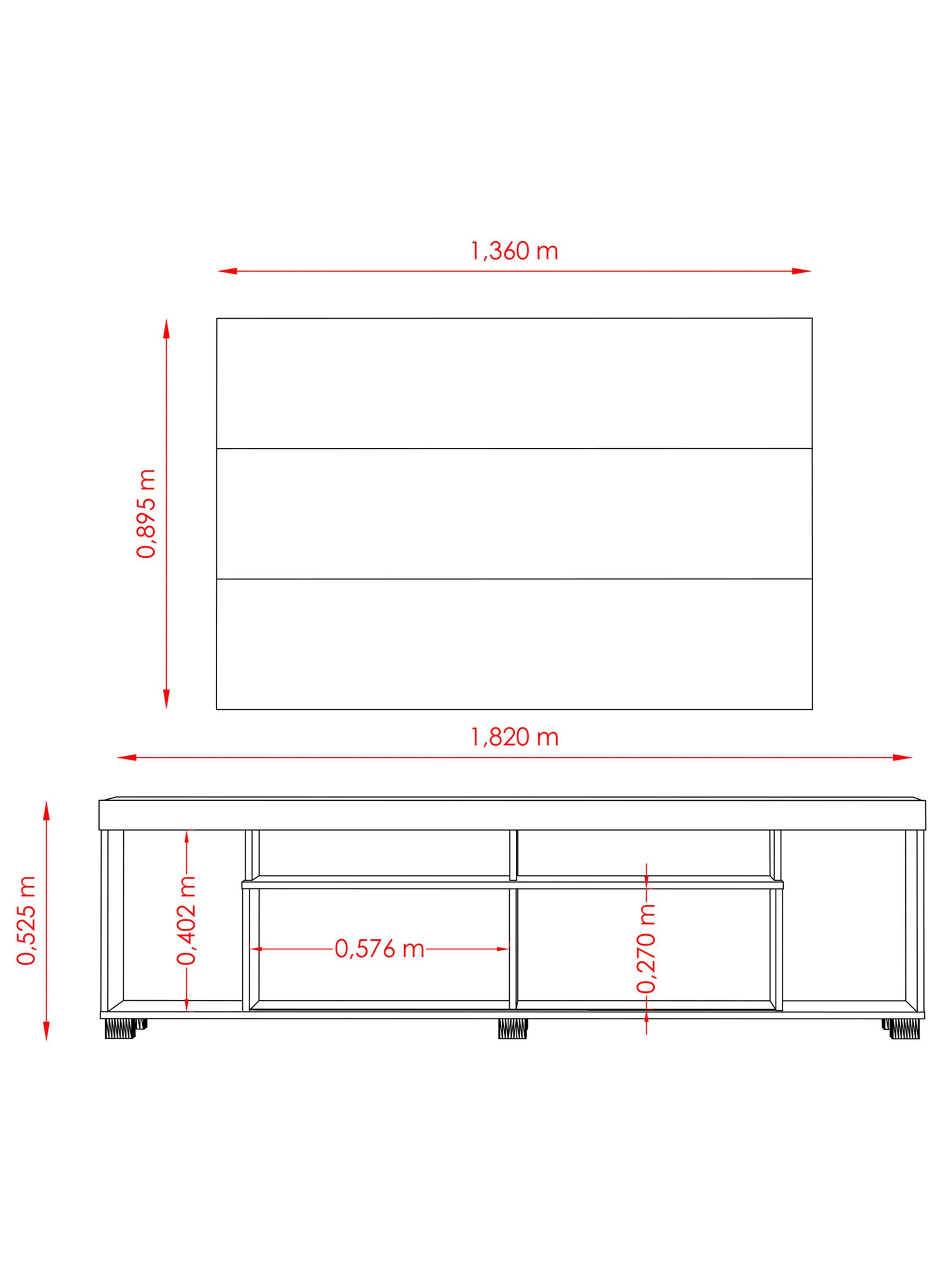Rack TV 55" Tomaz-4