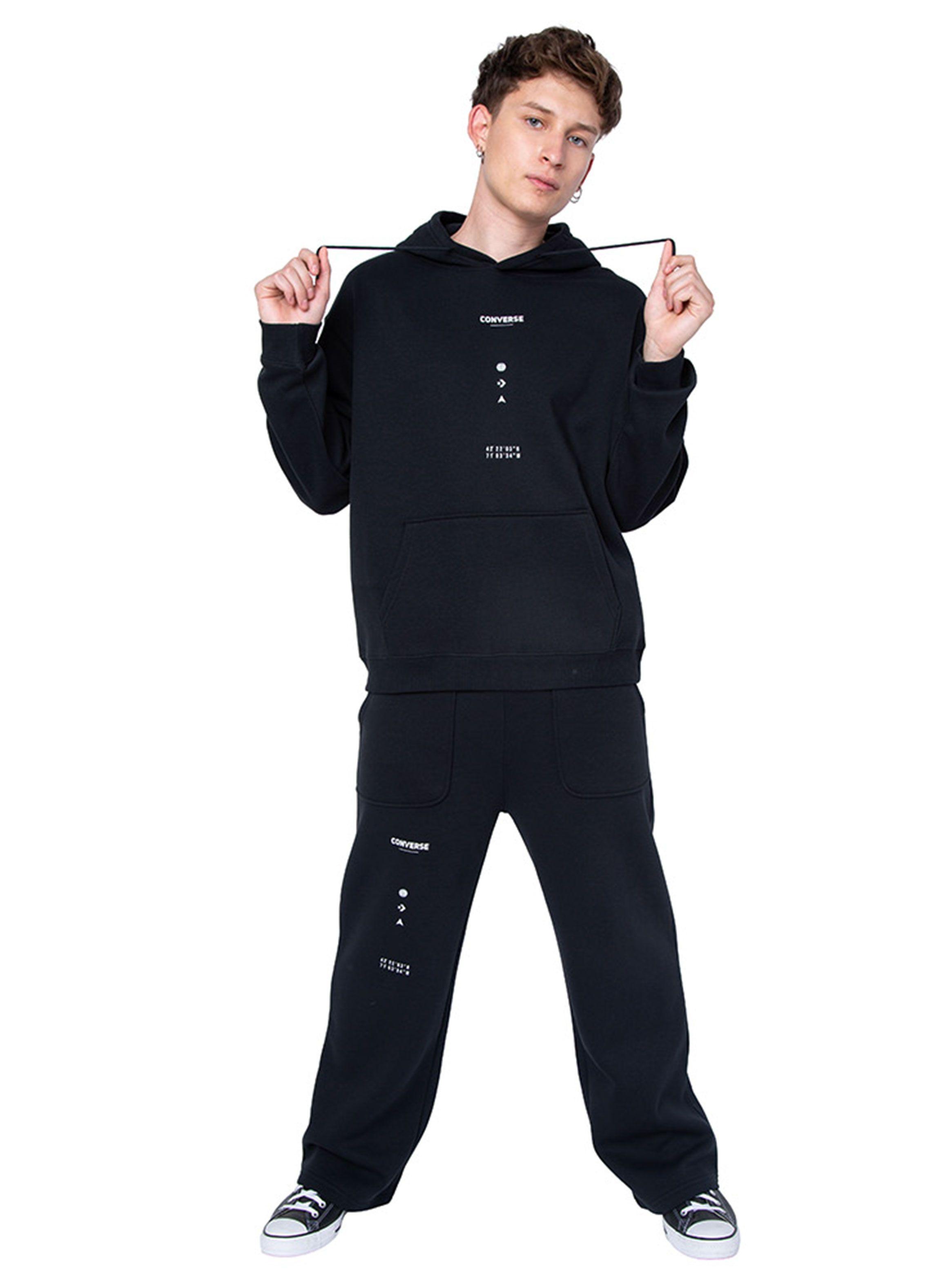 Polerón Hoo Wordmark Graphic Loose Fit-3