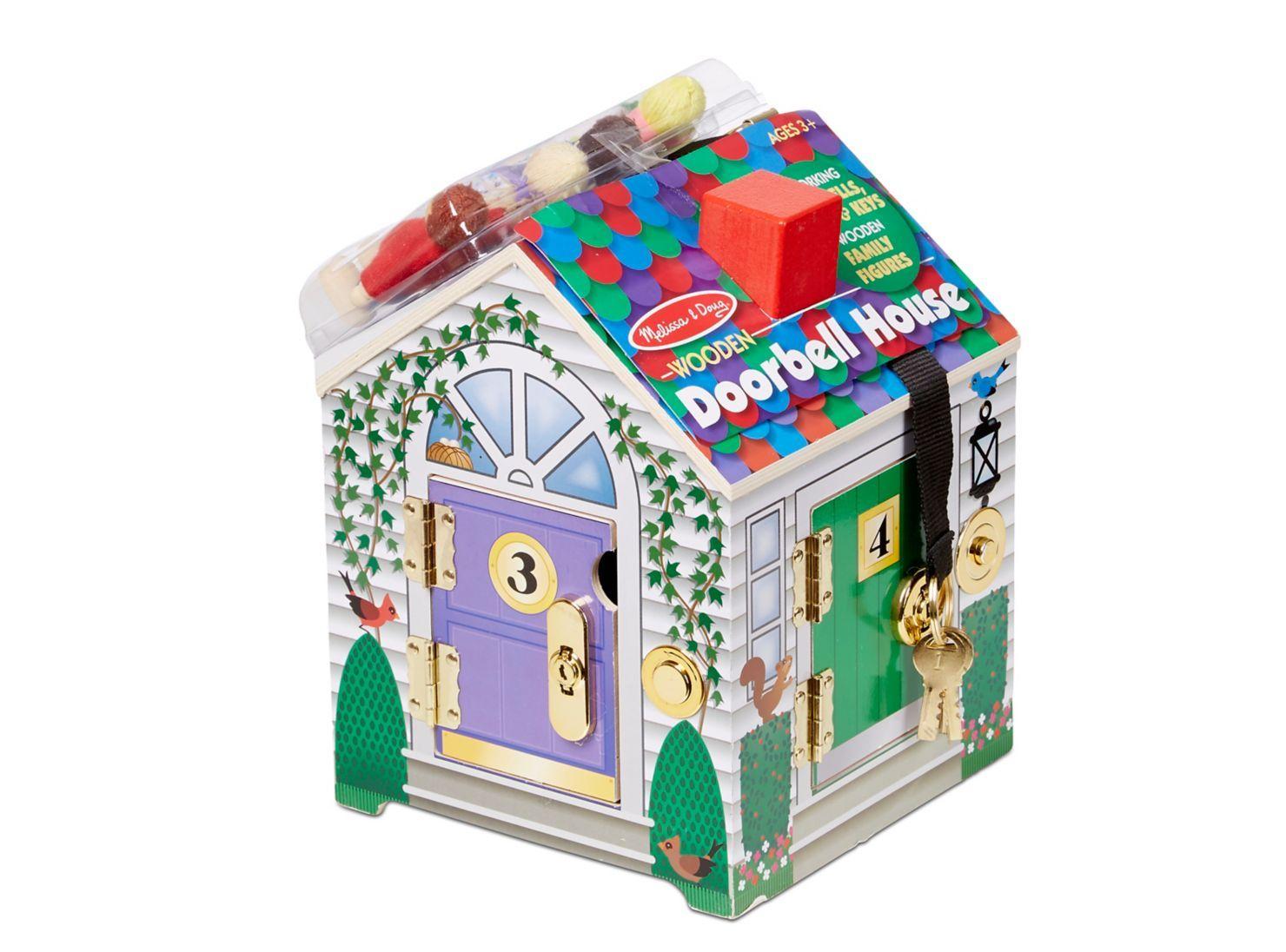Melissa & Doug Casa de Madera con Timbre Caramba-2