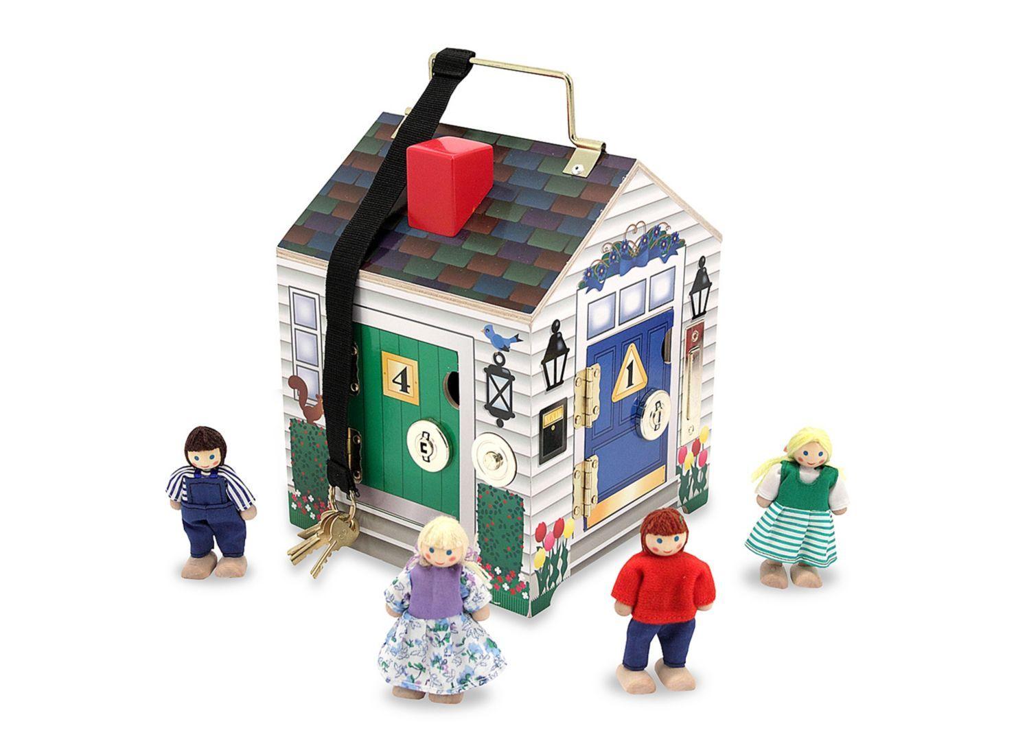 Melissa & Doug Casa de Madera con Timbre Caramba-0