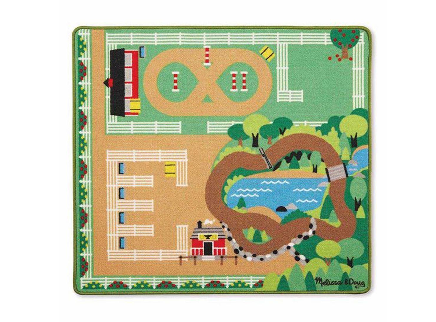 Melissa & Doug Alfombra rancho de caballos Caramba-0