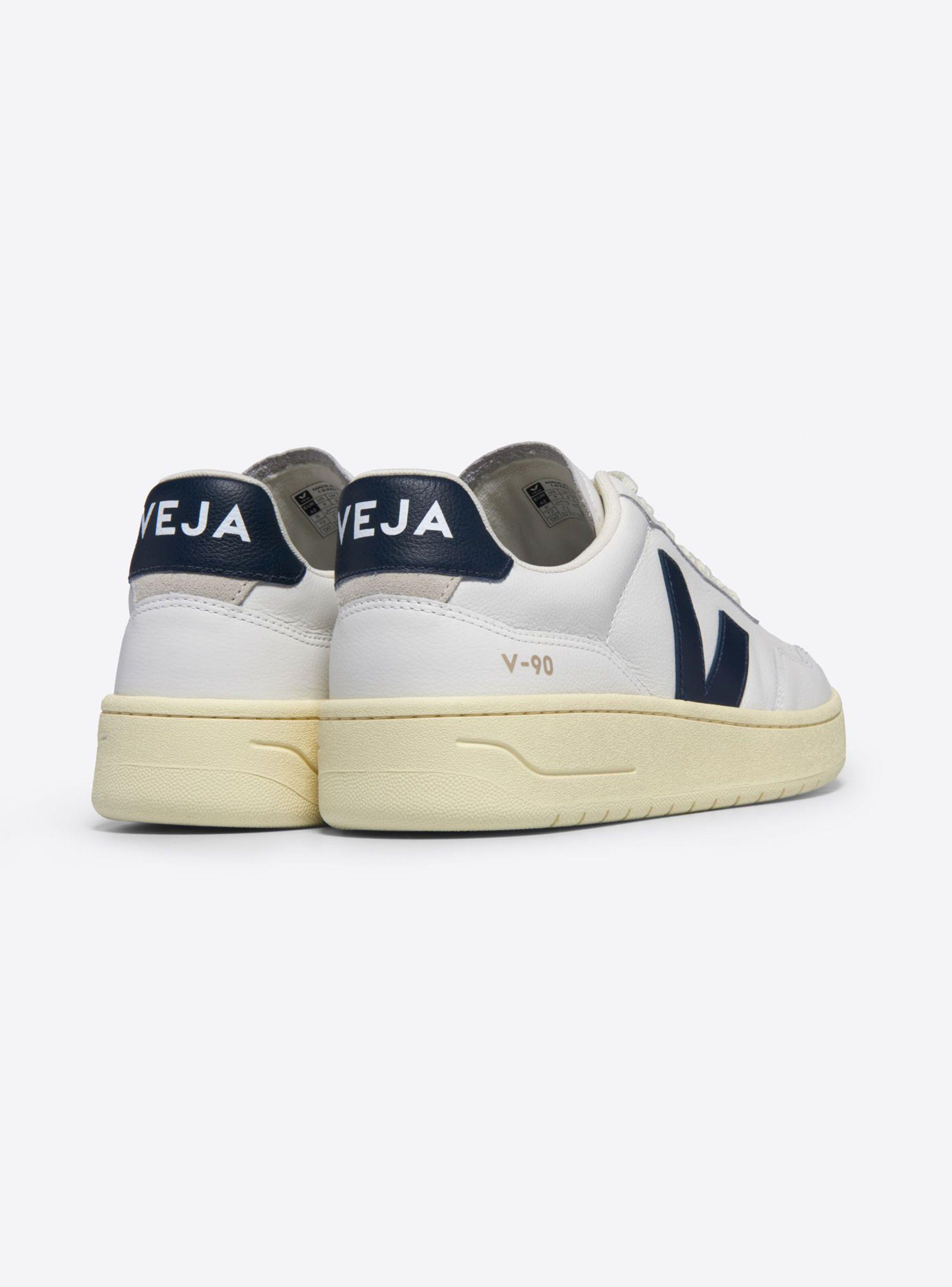 Zapatilla Urbana Hombre V-90 Leather White Nautico-2