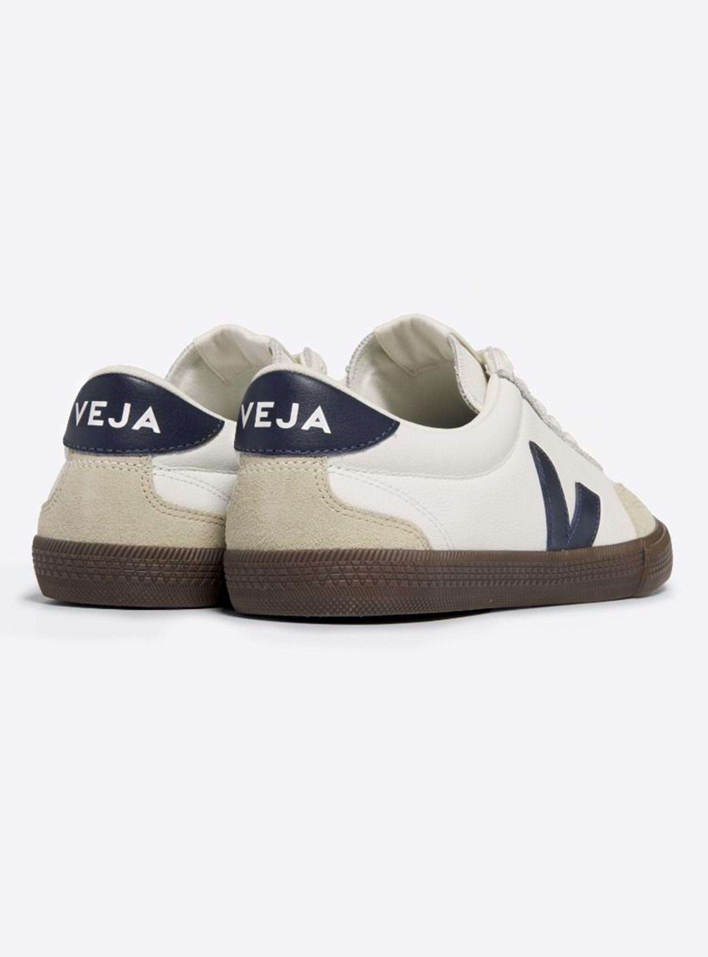 Zapatilla Urbana Volley -Leather White Nautico Bark Hombre-2